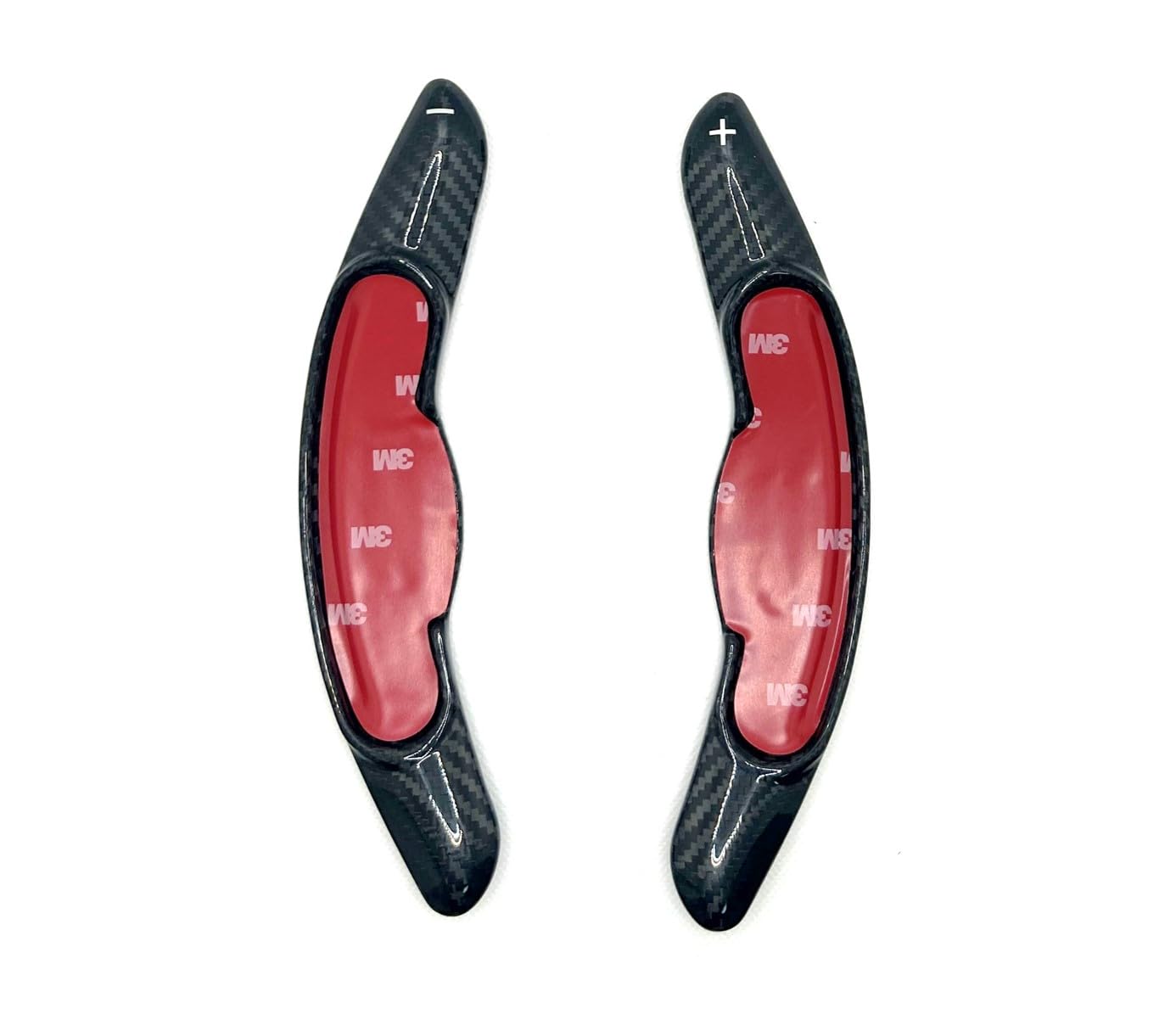 【送料無料】E211 EVOGEAR パドルシフトカバー カーボン MINI対応 (黒カーボン)｜modern 7,469円