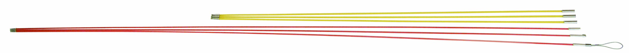 【送料無料】 ジョイント釣り名人セット Φ4mm×1.0m×3本(イエロー)、 Φ4mm×1.8m×3本(オレンジ) JF-4040S|modern