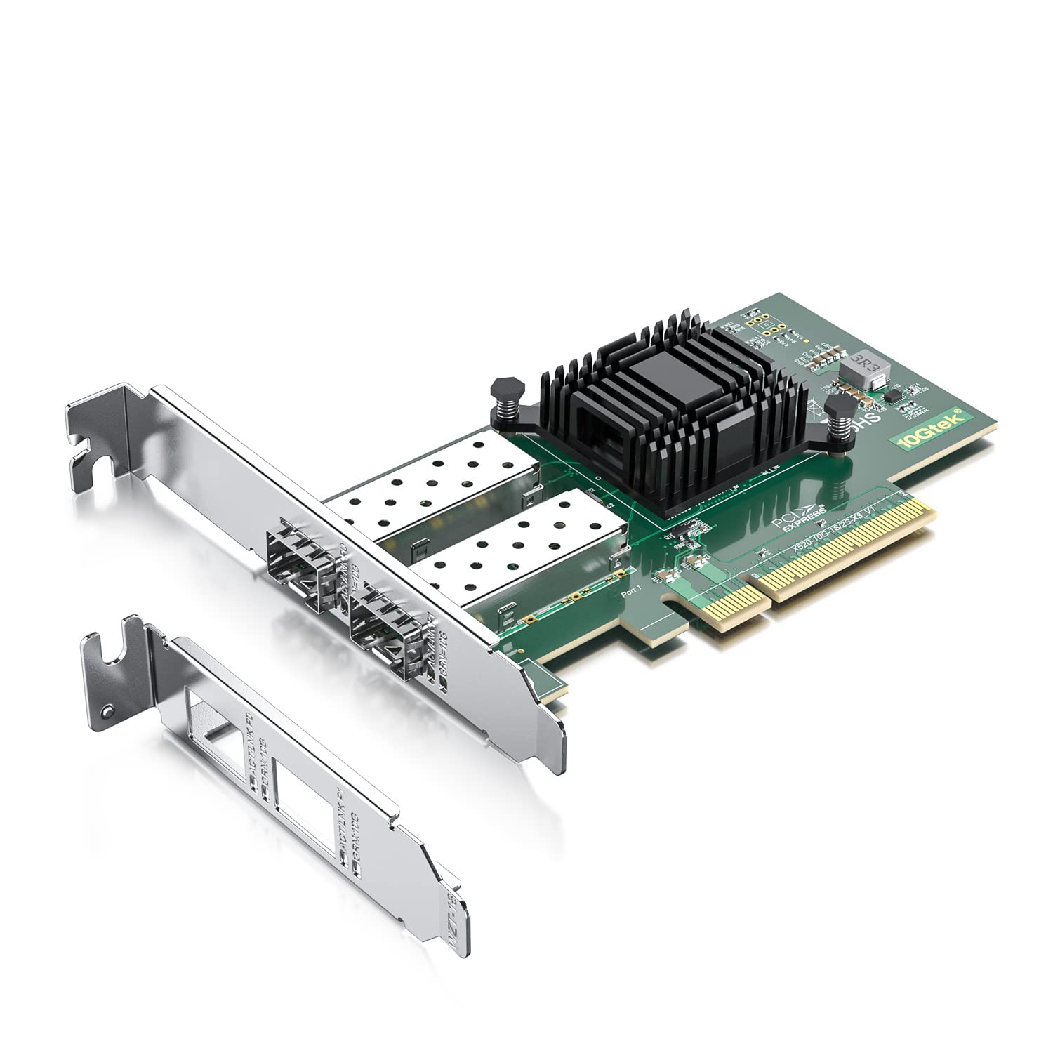 【送料無料】10Gtek 10G PCI-E NIC ネットワークカード, Intel X520-DA2/X520-SR2互換, デュアルSFP+ポート, Intel 82599ES コントロー|modern