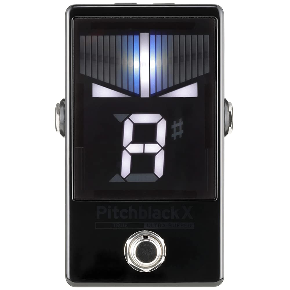 【送料無料】 ギター/ベース用 ペダルチューナー Pitchblack X &plusmn;0.1セントの高精度 ULTRA BUFFER トゥルーバイパス DCアウ｜modern