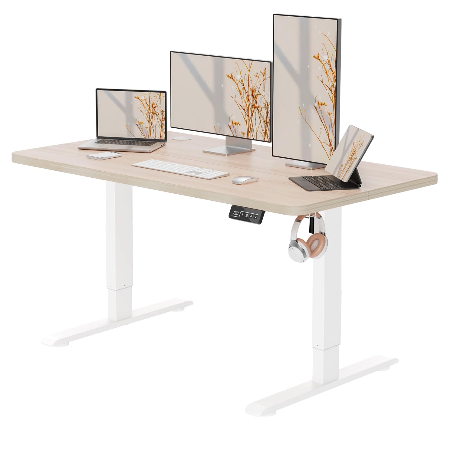 【送料無料】昇降デスク 電動 昇降式デスク 電動昇降デスク 幅120cm 奥行60cm 上下昇降デスク スタンディングデスク オフィスデスク 高｜modern