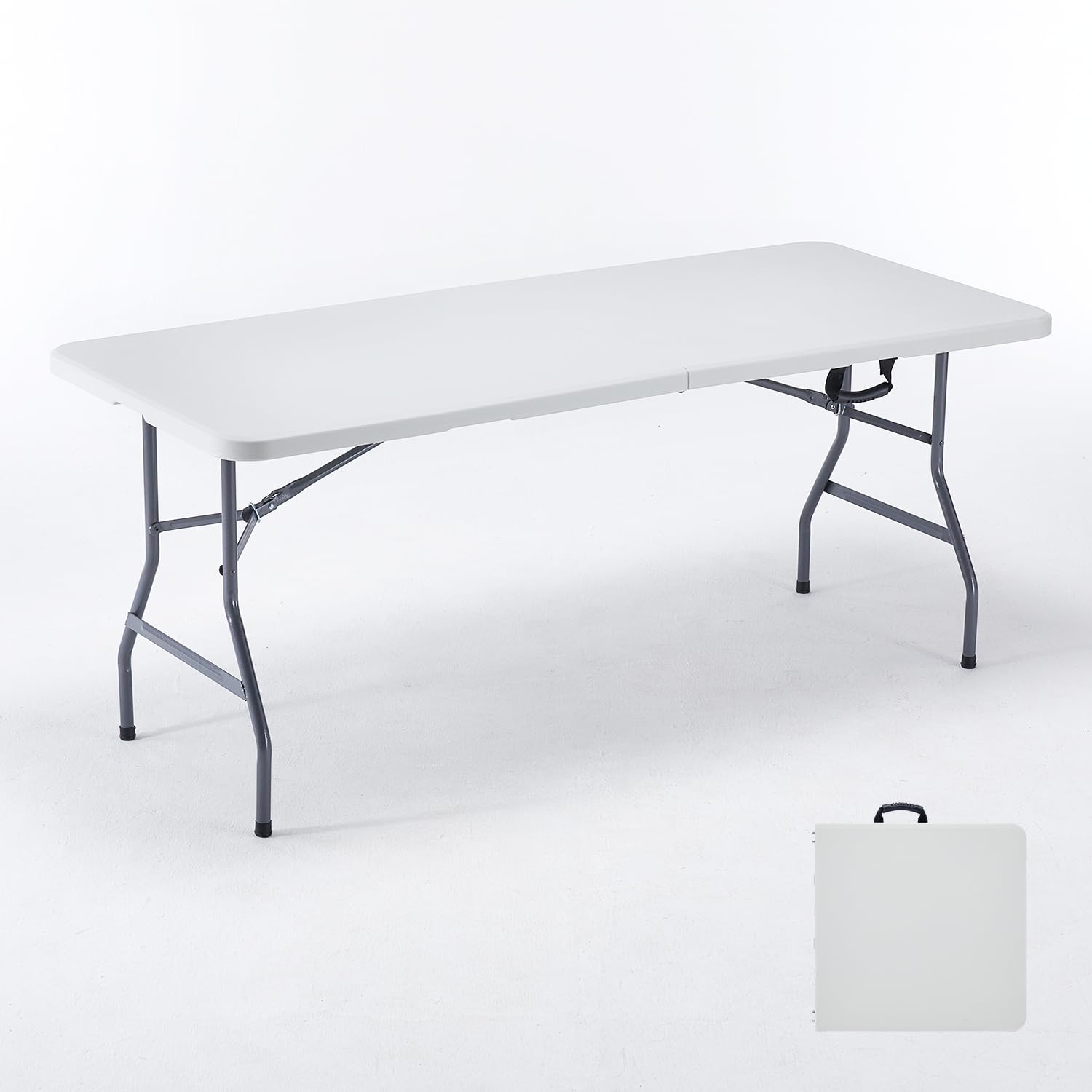 【送料無料】BOOSDEN アウトドア テーブル 折りたたみ 180x74x75cm 作業テーブル 大きめ 机 組立不要 ダイニングテーブル 持ち運び 食卓｜modern