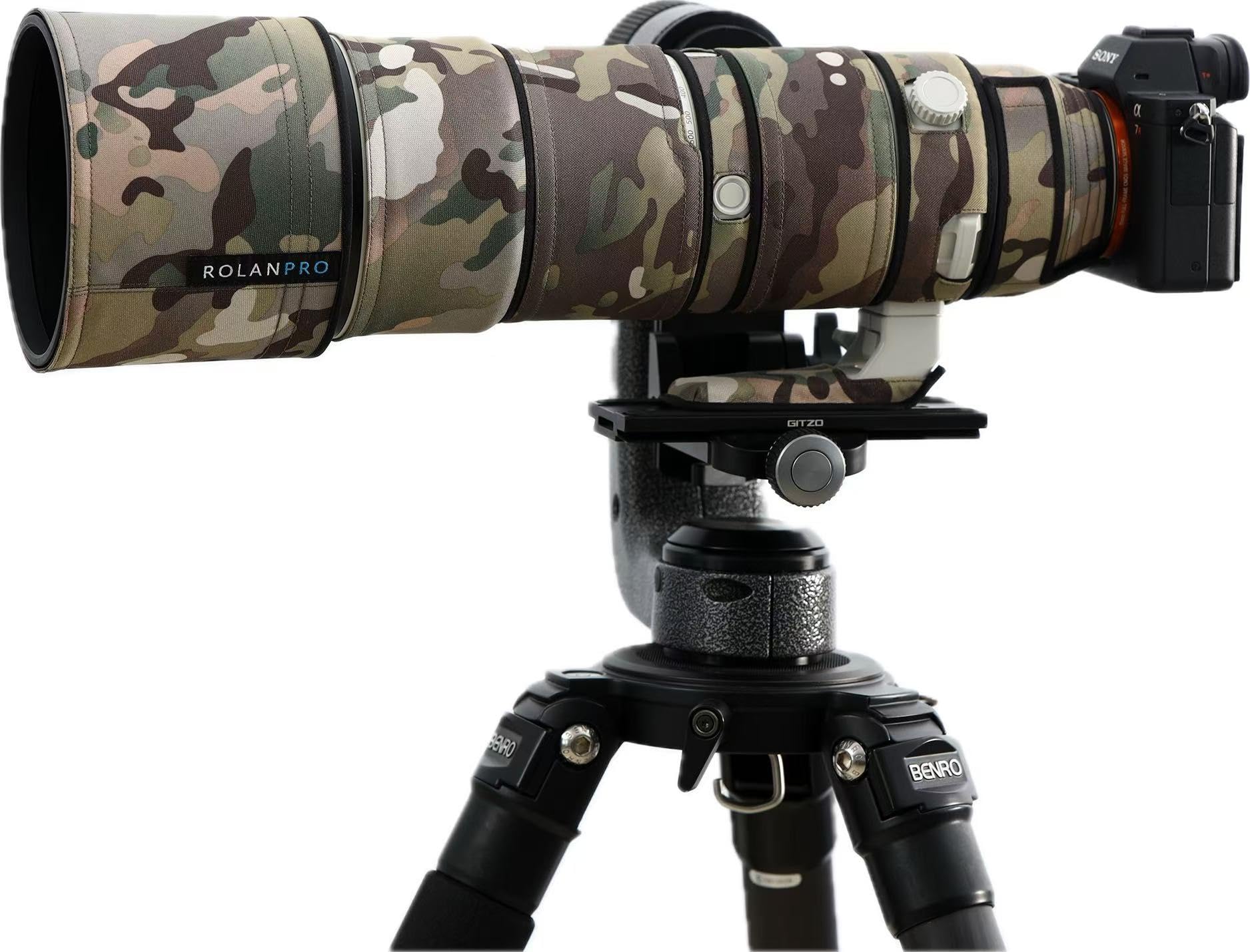 【送料無料】Rolanpro 迷彩レンズカバー 適合する FE 200-600mm F5.6-6.3 G OSSコートレンズ保護スリーブケース - #4 MC防水｜modern