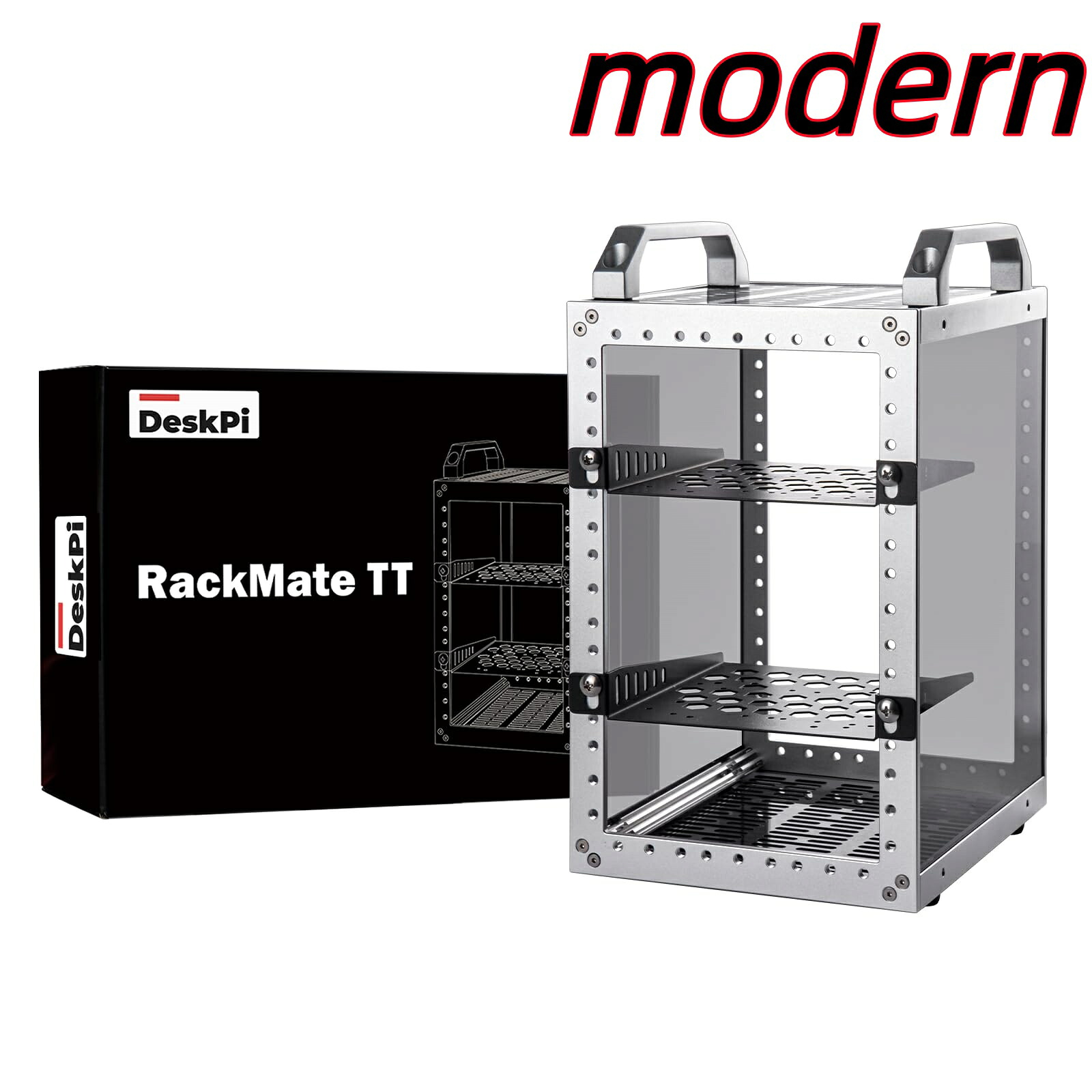 【送料無料】 RackMate TT ミニサーバーキャビネット（ミニPC、ネットワーク、サーバー、オーディオ、ビデオ機器用）｜modern