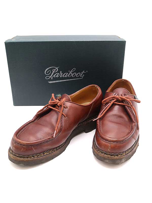 【楽天市場】paraboot パラブーツ 715603 MICHAEL MARCHE II ミカエル マルシェ2 レザーシューズ ブラウン