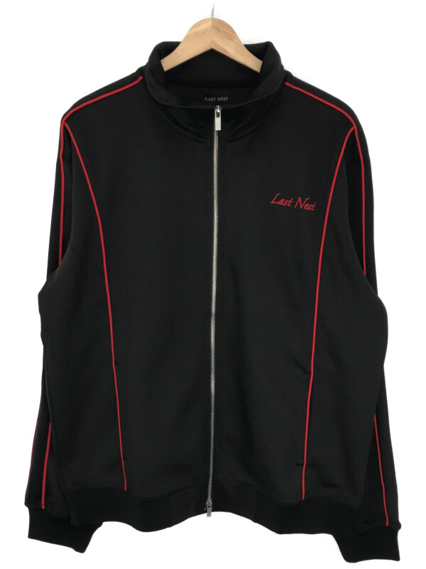 【楽天市場】LAST NEST ラストネスト EMBROIDERED TRACK JACKET ロゴ刺繍トラックジャケット ブラック L