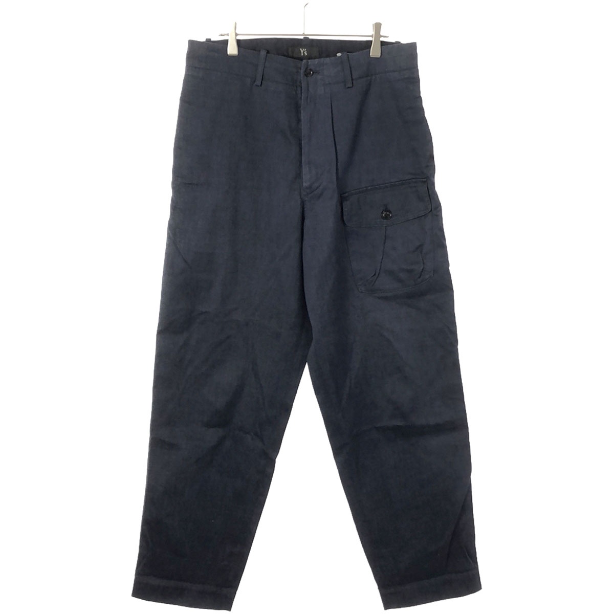 新品　Y's ワイズ　21ss 顔料染　デニム調　レーヨン　サルエルパンツ 新品 Y's ワイズ 21ss 顔料染 デニム調 レーヨン サルエルパンツ