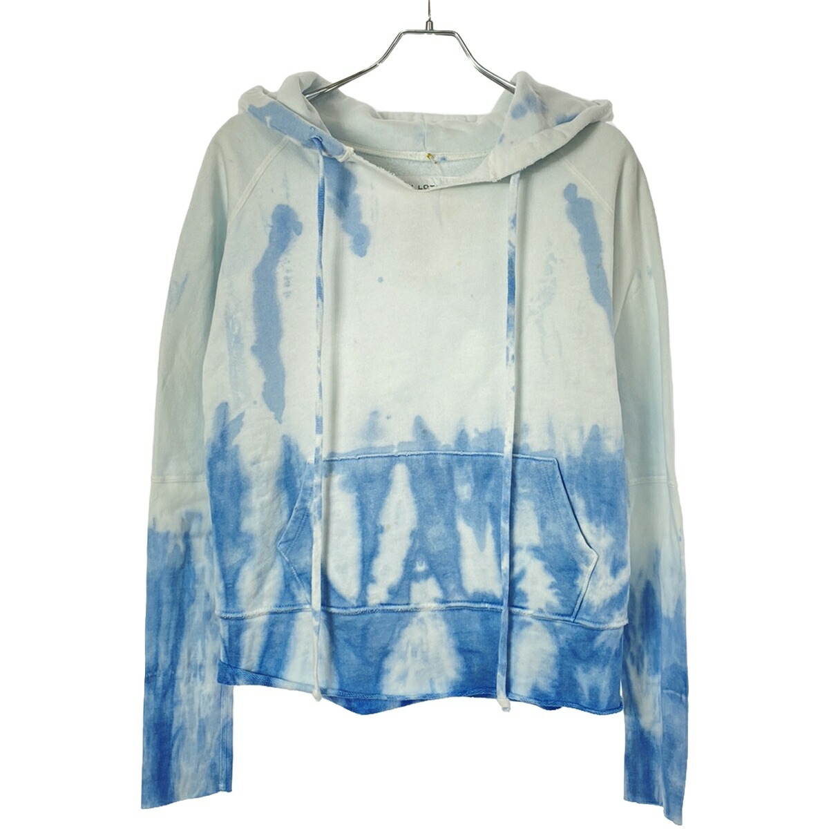 美品 アパルトモン L'Appartement取扱 ニリロータン NILI LOTAN CALLIE ZIP UP HOODIE ジップアップパーカー S ブラック【2400014500202】 CALLIE HOODIE | Women's Distressed Cotton Sweatshirt With