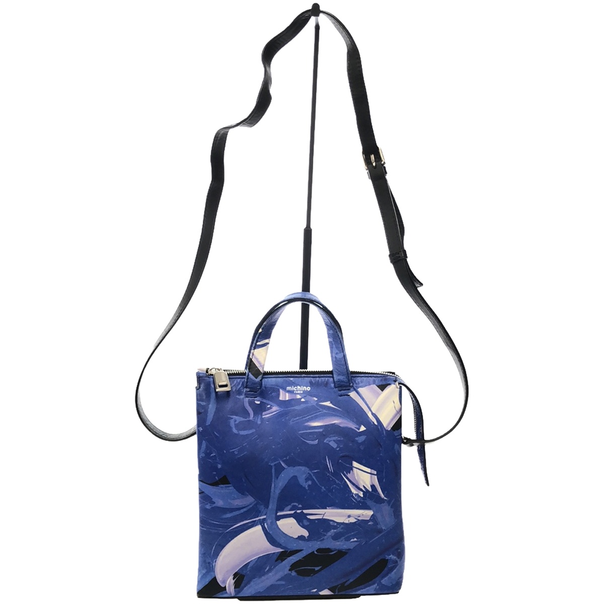 値下げ Michino Paris ミチノパリ ルテス スモール ブラック ハンドバッグ - ルテス スモール ブラック