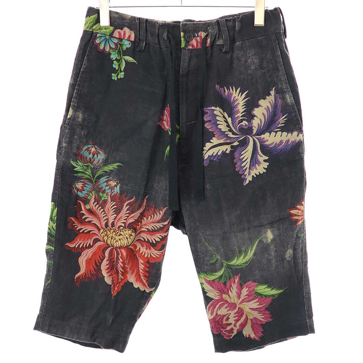 ヨウジヤマモト 20SS 朝倉優佳 デッサンプリントアジャスタークロップドパンツ imgrc0099908142.jpg