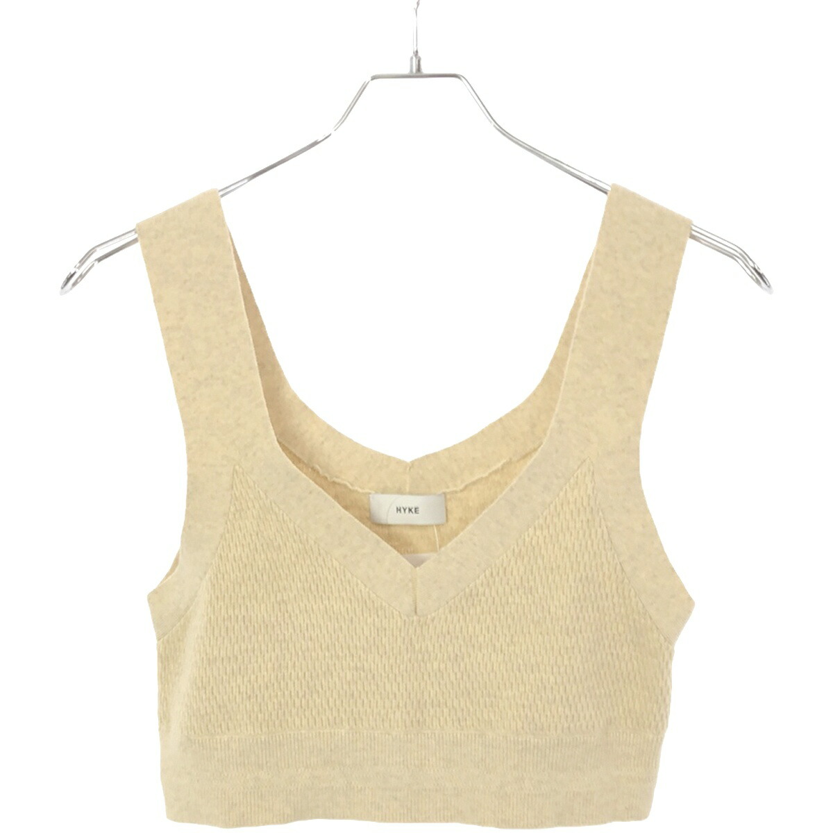 楽天市場】HYKE ハイク 23AW C/C KNIT THERMAL BUSTIER TOP ニットビスチェ トップ 232-11324 ベージュ  F 【中古】 ITAQPFZ8VWL4 : MODESCAPE 楽天市場店