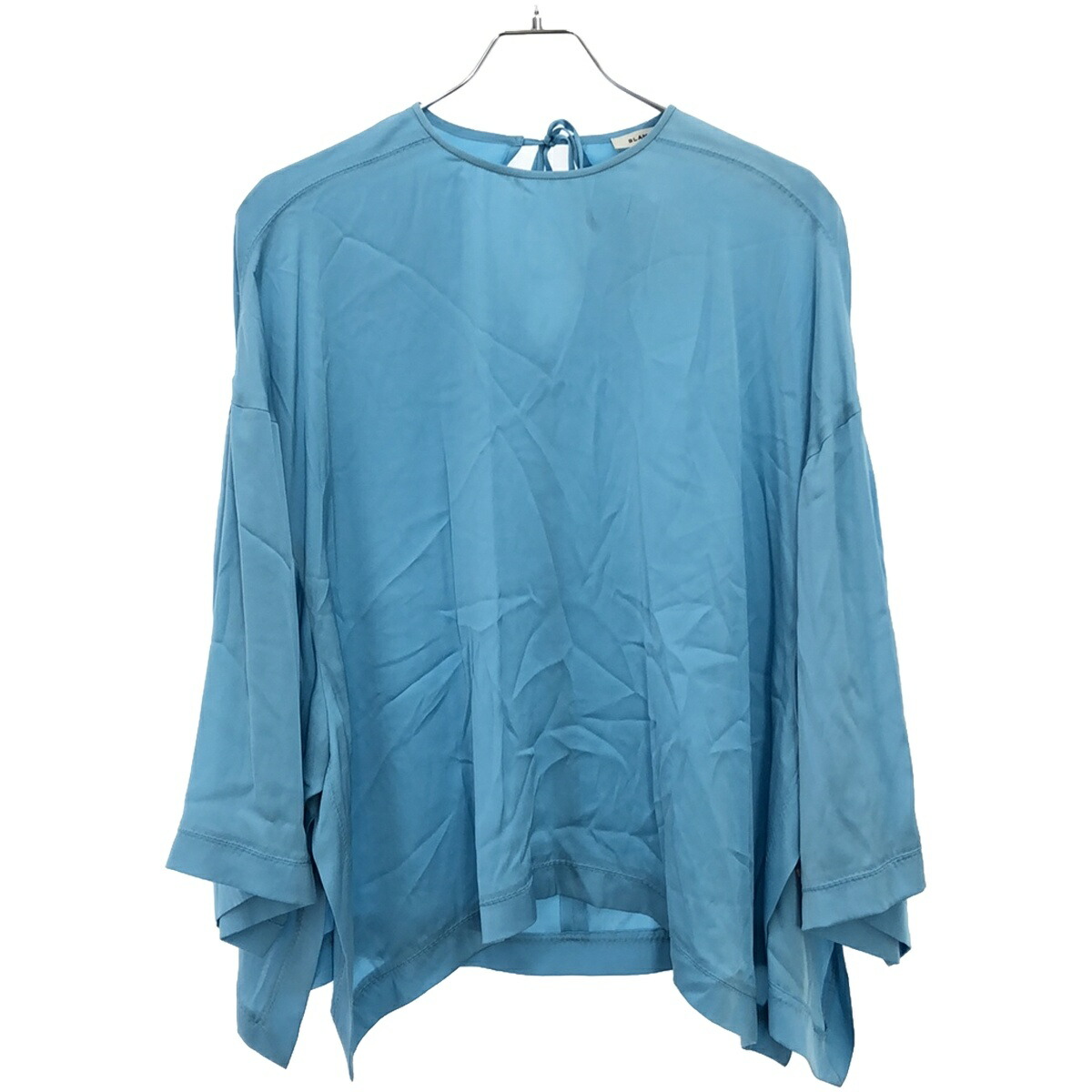 BLAMINK ブラミンク ノーカラーシルク ブラウスシャツ 7921-230-0187 ブルー  IT4E15TX5PJS 楽天市場】BLAMINK ブラミンク ノーカラーシルク ブラウスシャツ