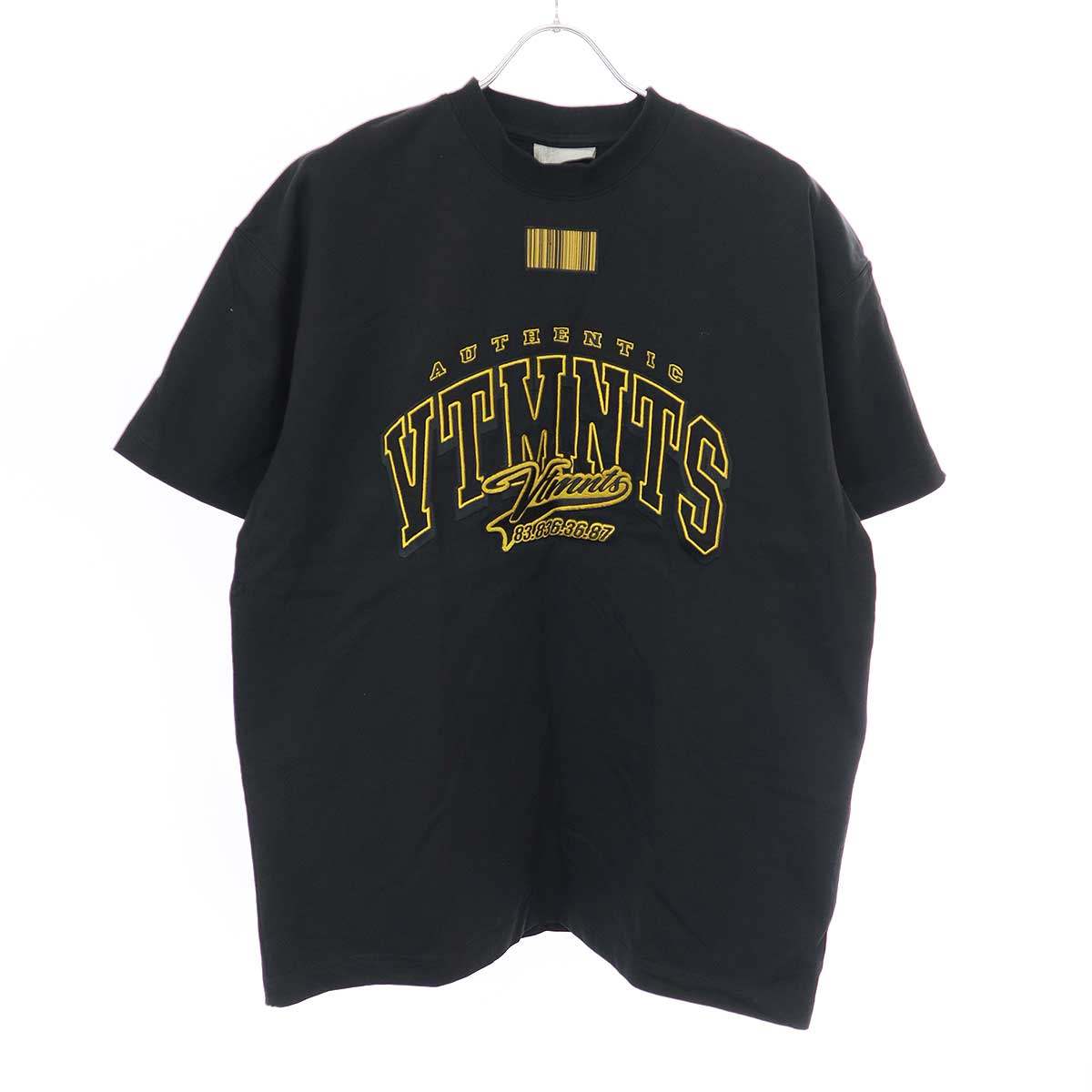 楽天市場】【中古】VTMNTSbarcode-print crew-neck T-shirt プリントT