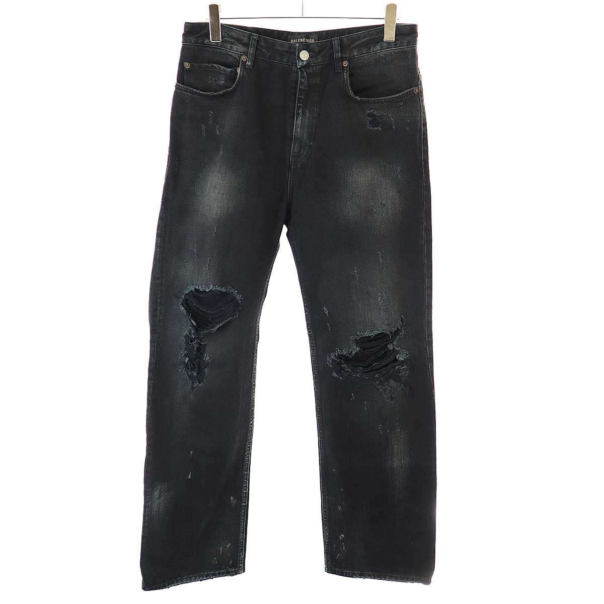 BALENCIAGA テーパード　スリムパンツ　ブラック　オリエンタル BALENCIAGA - FLARED CARGO / フレアカーゴパンツ / ブラック