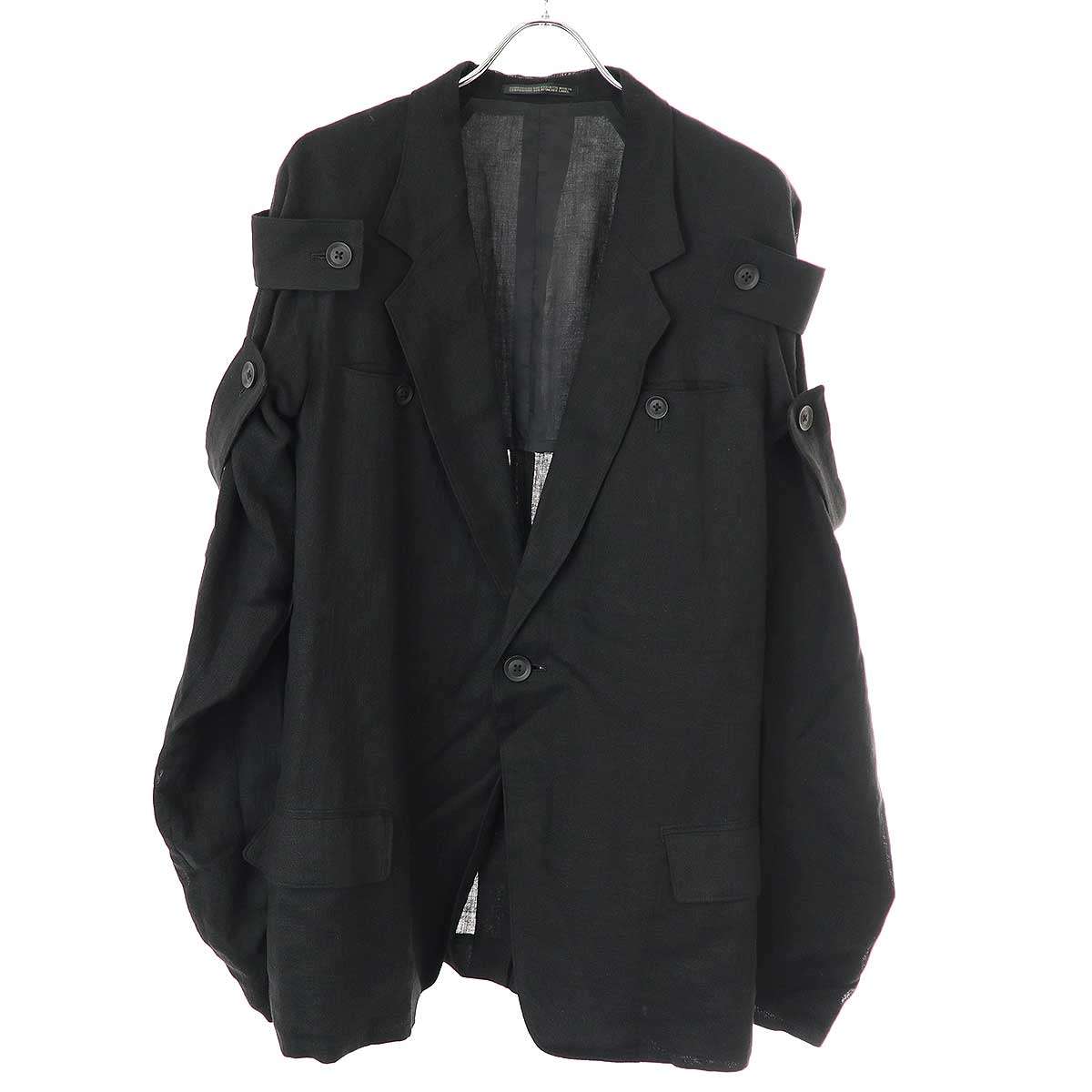 楽天市場】Yohji Yamamoto POUR HOMME ヨウジヤマモト プールオム 23SS ダブルブレストドレーピングジャケット HZ-J35-102  ブラック 2 【中古】 IT3X62L6D3IO : MODESCAPE 楽天市場店