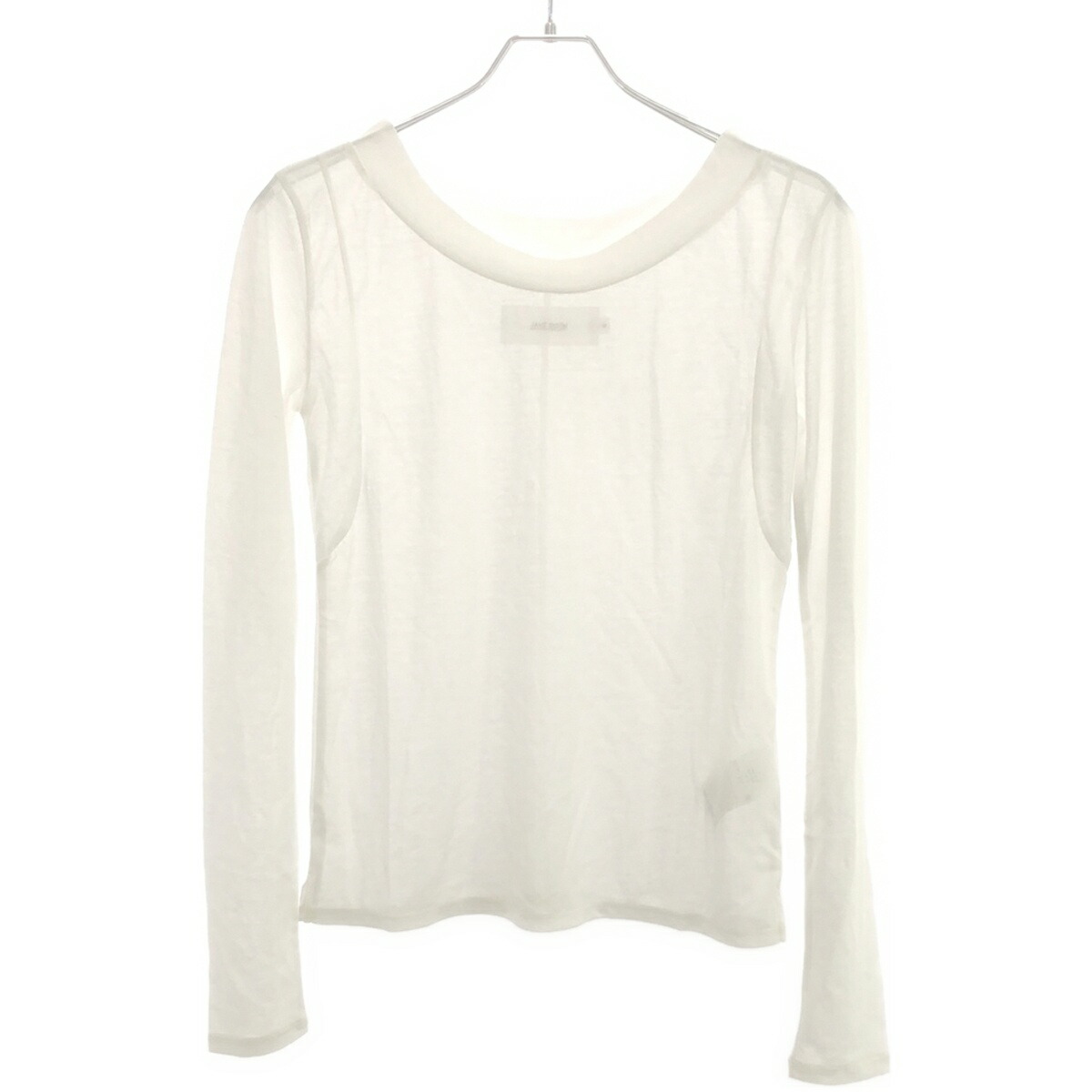 JANE SMITH ジェーンスミス 24AW Plage別注 SHEER BOAT NECK カットソー 24WCT-636L-PLG ベージュ F ITTK8OR5UU44 JANESMITH JANE SMITH ジェーンスミス 24AW Plage別注 SHEER