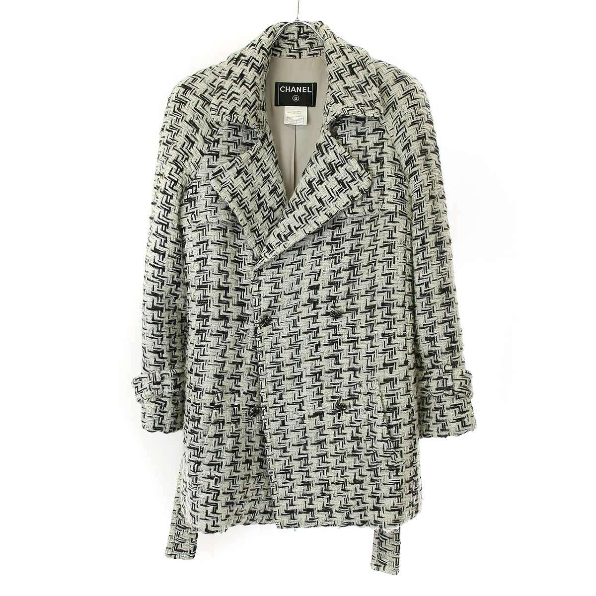 楽天市場】【シャネル】Chanel ココマーク バイカラーボタン ツイード