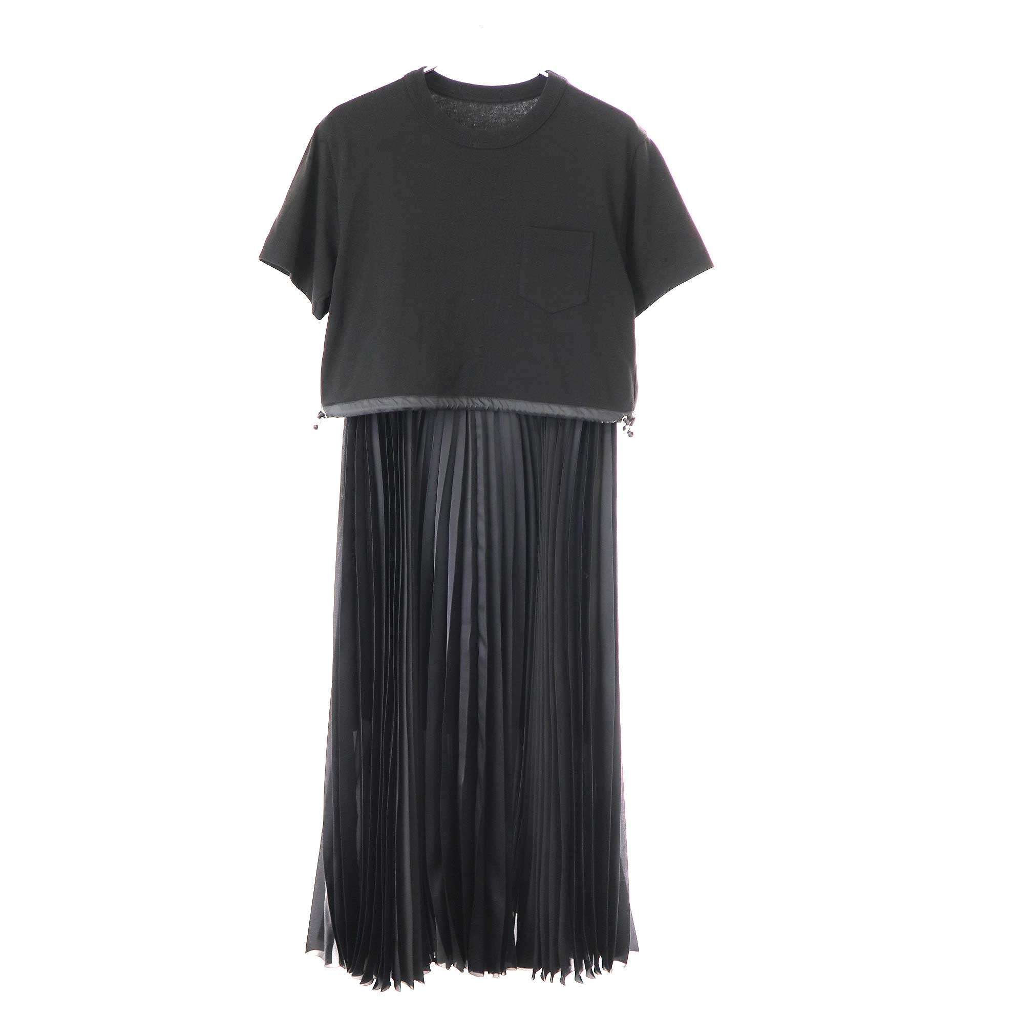 sacai 23SS ワンピース　ドレス ベージュ　カーキ　1 シャツ sacai 23SS ワンピース ドレス ベージュ カーキ 1 シャツ