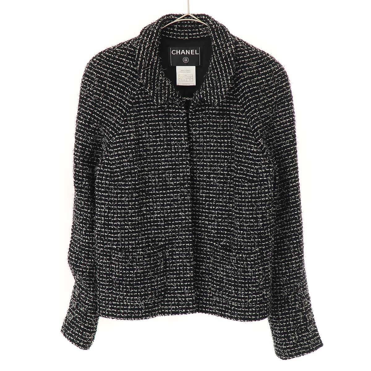 極美品★CHANEL★ビッグCOCO★ツイード★ラメ★ジャケット 極美品☆CHANEL☆ビッグCOCO☆ツイード☆ラメ☆ジャケット