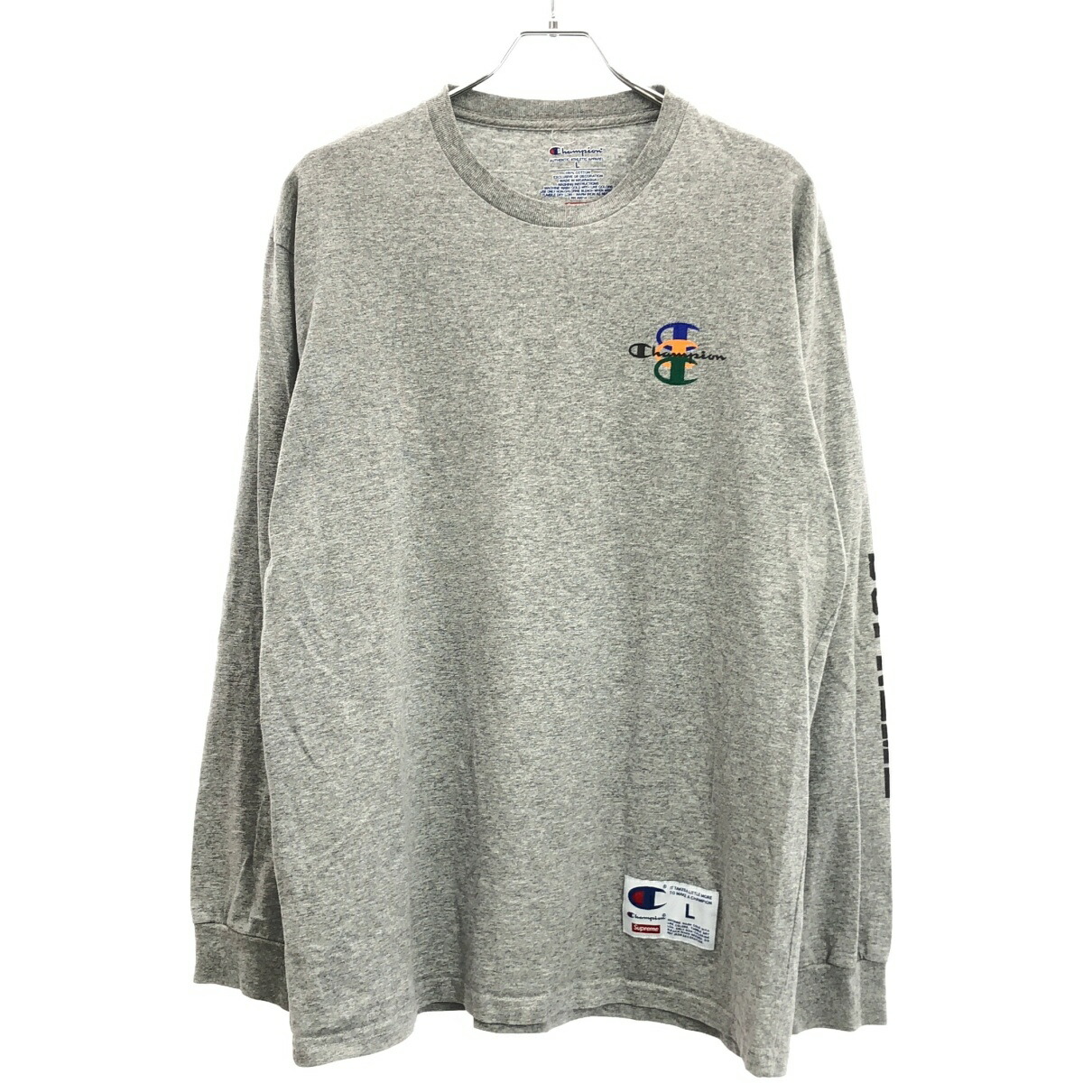 楽天市場】SUPREME 19ss Champion Chrome Crewneck Size-S