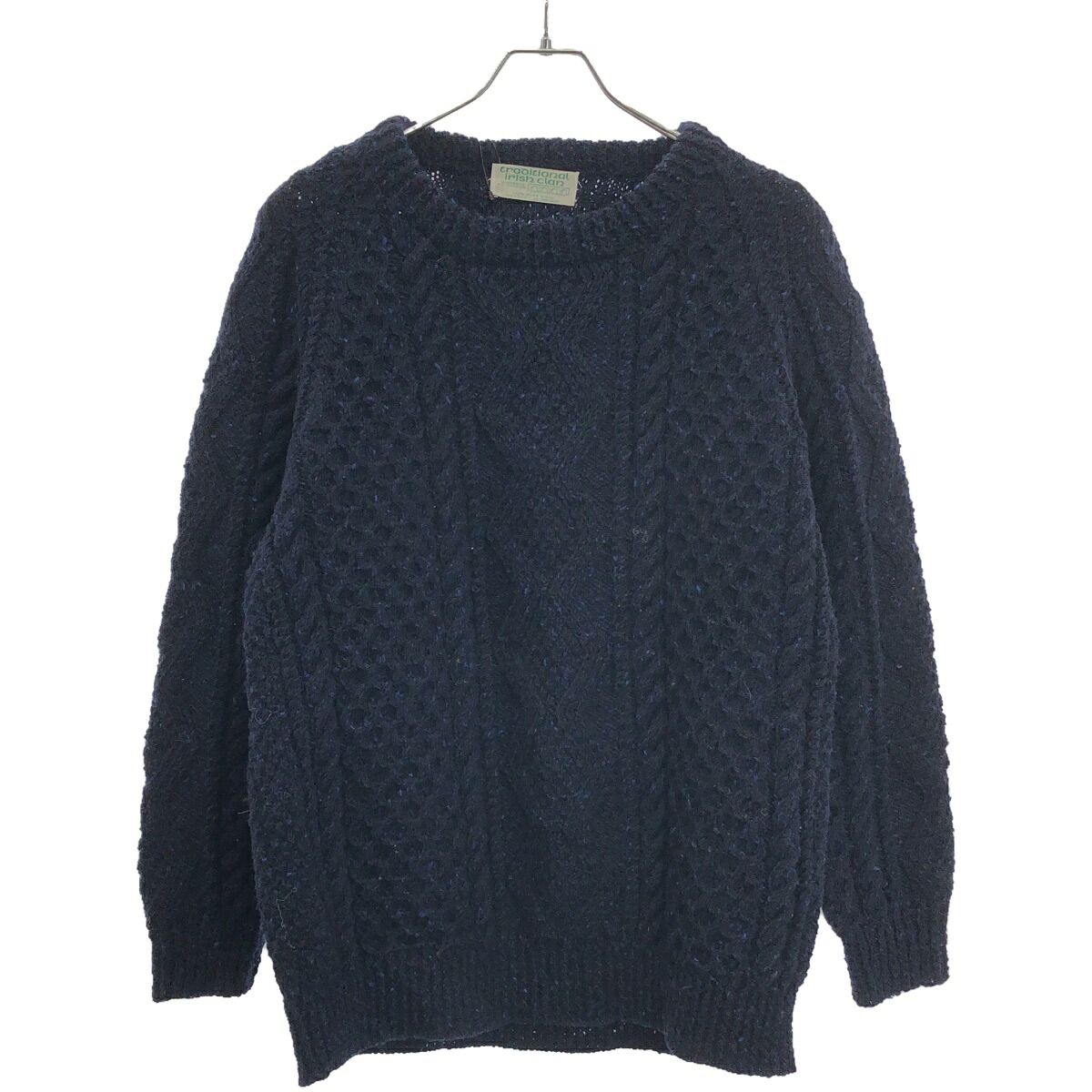 TRADITIONAL IRISH CLANS トラディショナルアイリッシュクランズ アランニットセーター ネイビー 表記なし 【中古】 IT0HHS6AF4NM｜MODESCAPE 店