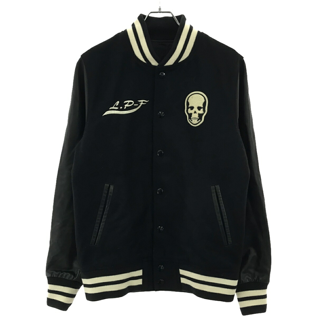 Lucien Pellat-Finet ルシアンペラフィネ　デニムジャケット lucien pellat-finet (ルシアンペラフィネ) スカル 刺繍 スラブ