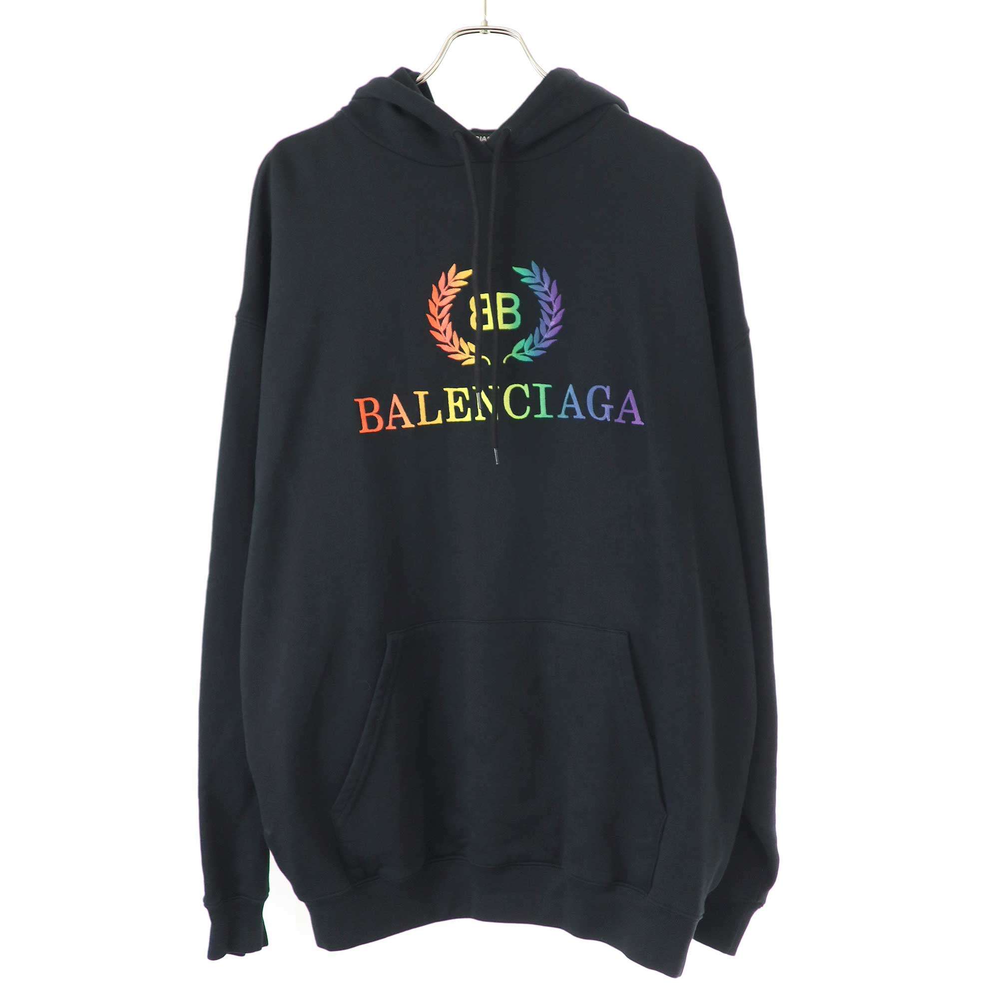 楽天市場】BALENCIAGA バレンシアガ Medium Fit ロゴ刺繍プル