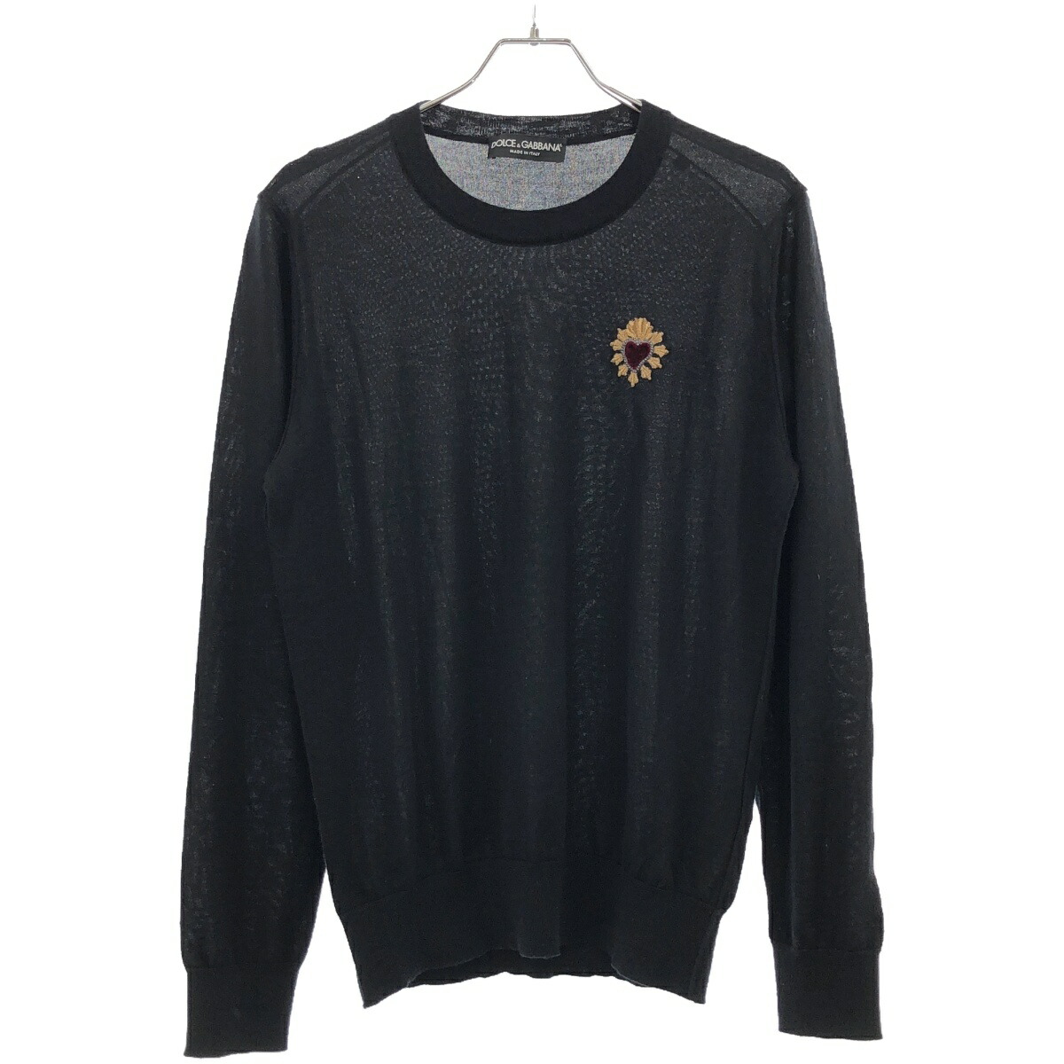 ✨激レア✨D&G ドルガバ ニット 切り替え 高級カシミヤ混 トレーナー L相当 ✨激レア✨D&G ドルガバ ニット 切り替え 高級カシミヤ混