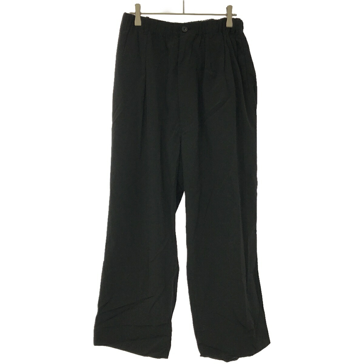 NONNOTTE ノ航空マイル 24SS carol別注 絹地混タックトラウザーズパンツ N-24s-carol03 黒いこと 4 【中古】 ITQ3L8MC1A1S