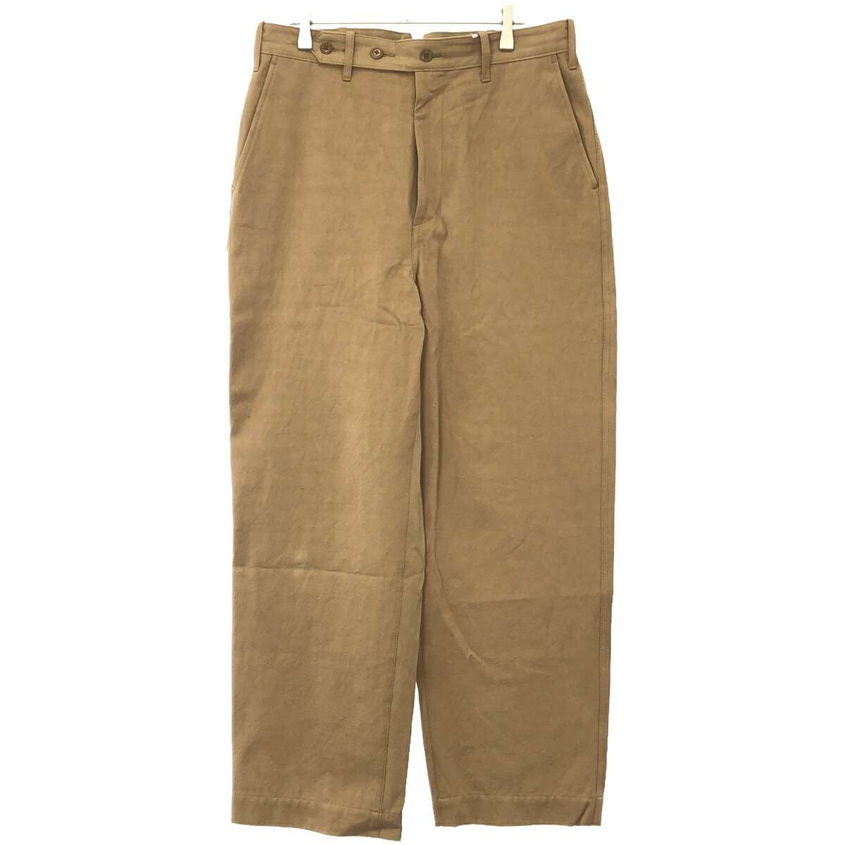 ULTERIOR BIZEN GABARDINE 備前ギャバジンミリタリーパンツ ULTERIOR Washed Bizen Gabardine Tucked Pants | 大阪心斎橋の