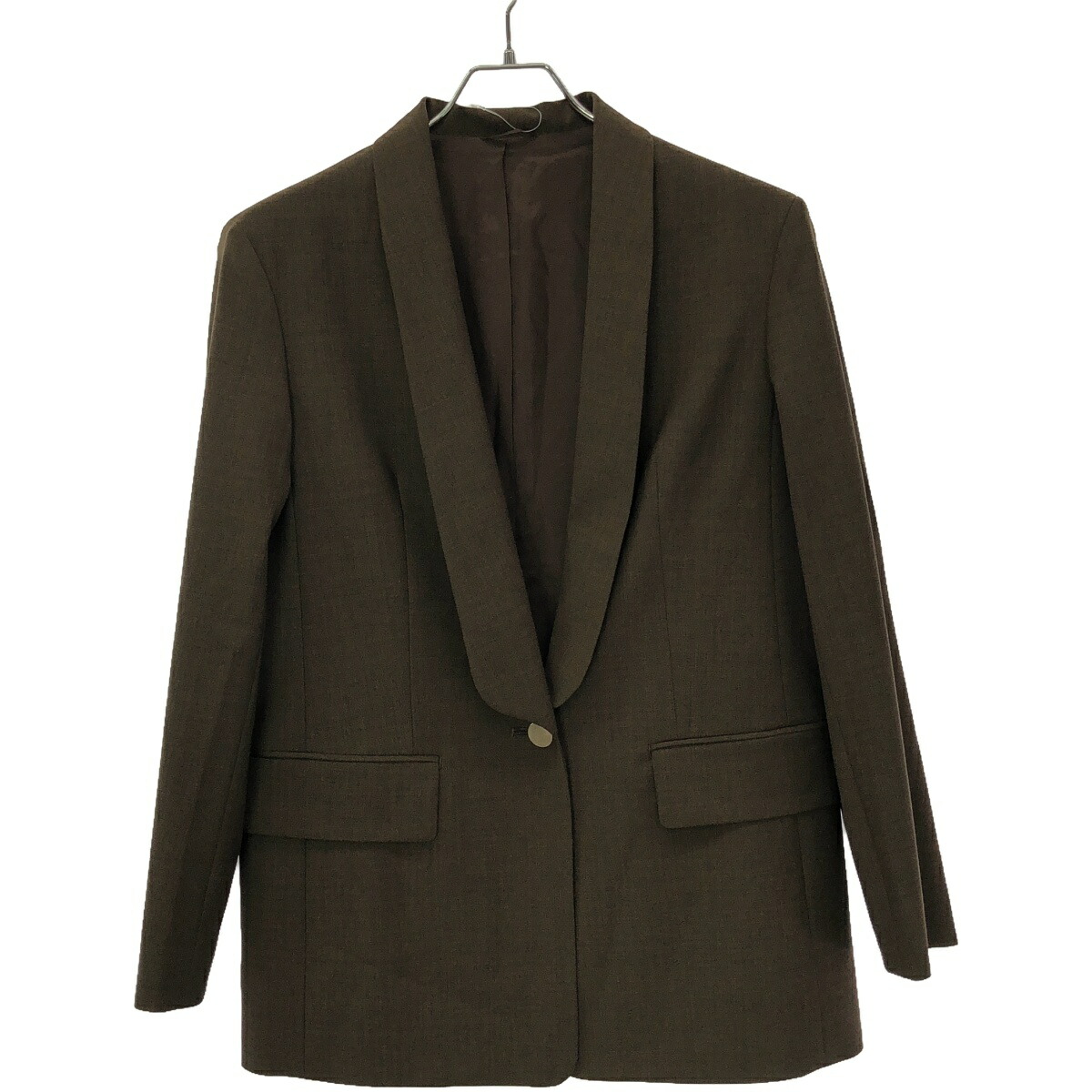 ANAYI アナイ 24AW ウールトロピカルジャケット 10242710300 赤銅色 34 【中古】 ITMHZVA9FVIH