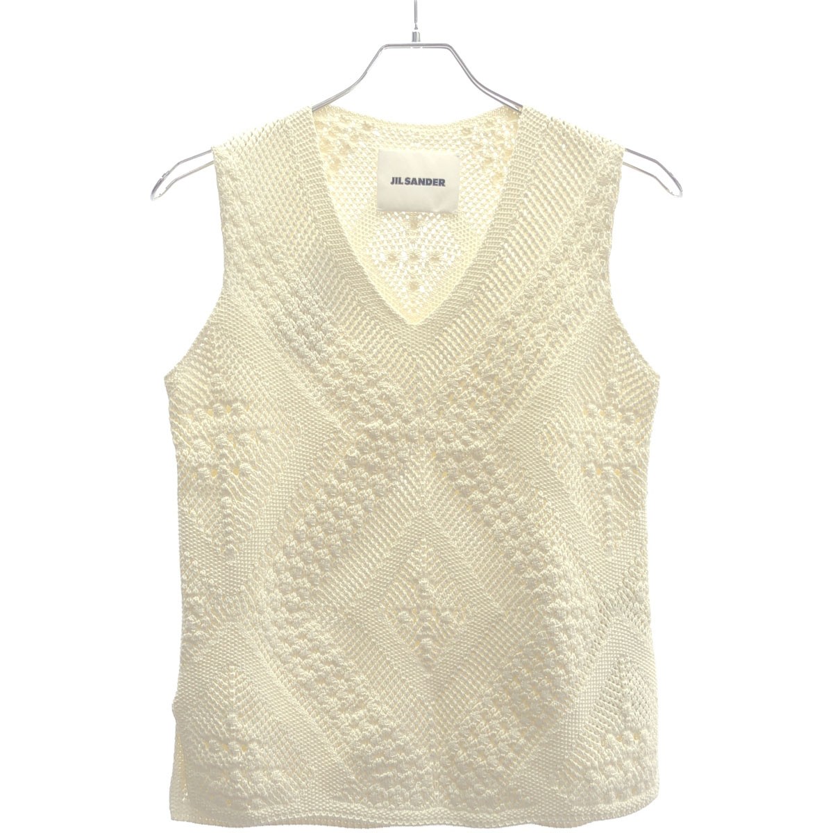 JIL SANDER - 【新品】JIL SANDER ジルサンダー　フリンジ ベスト カットソー 楽天市場】JIL SANDER(ジルサンダー) サイズ:44 CREW NECK VEST