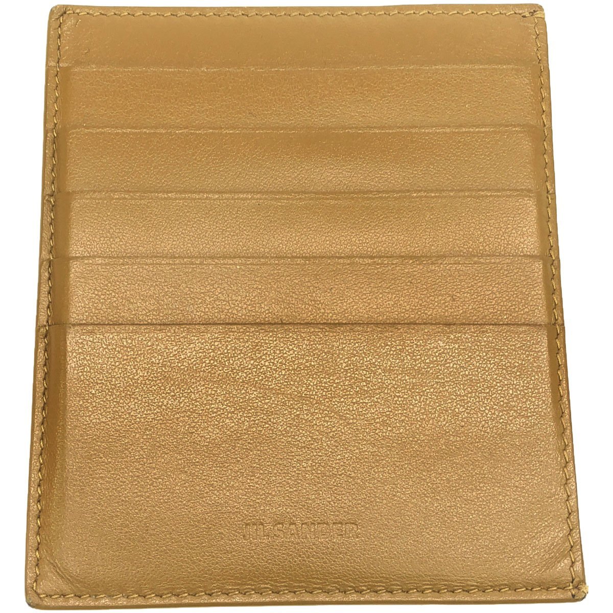 ■新品■未使用■ JIL SANDER　ジルサンダー レザー カードケース パスケース 定期入れ カード入れ ブラウン系 AQ3379 □新品□未使用□ JIL SANDER ジルサンダー レザー カードケース パス