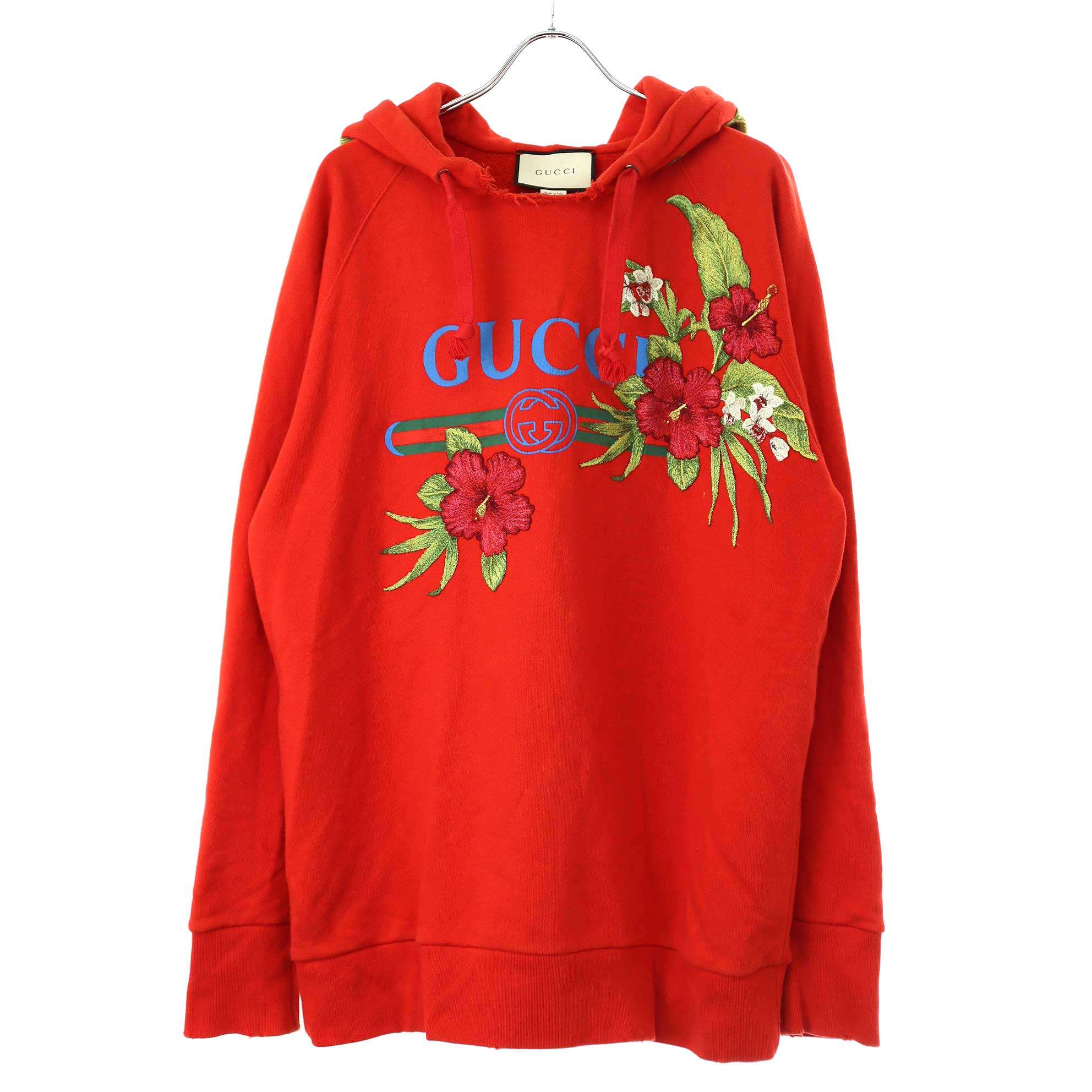 GUCCI フラワープリント パーカー XS GUCCI フラワープリント パーカー XS Printed cotton jersey