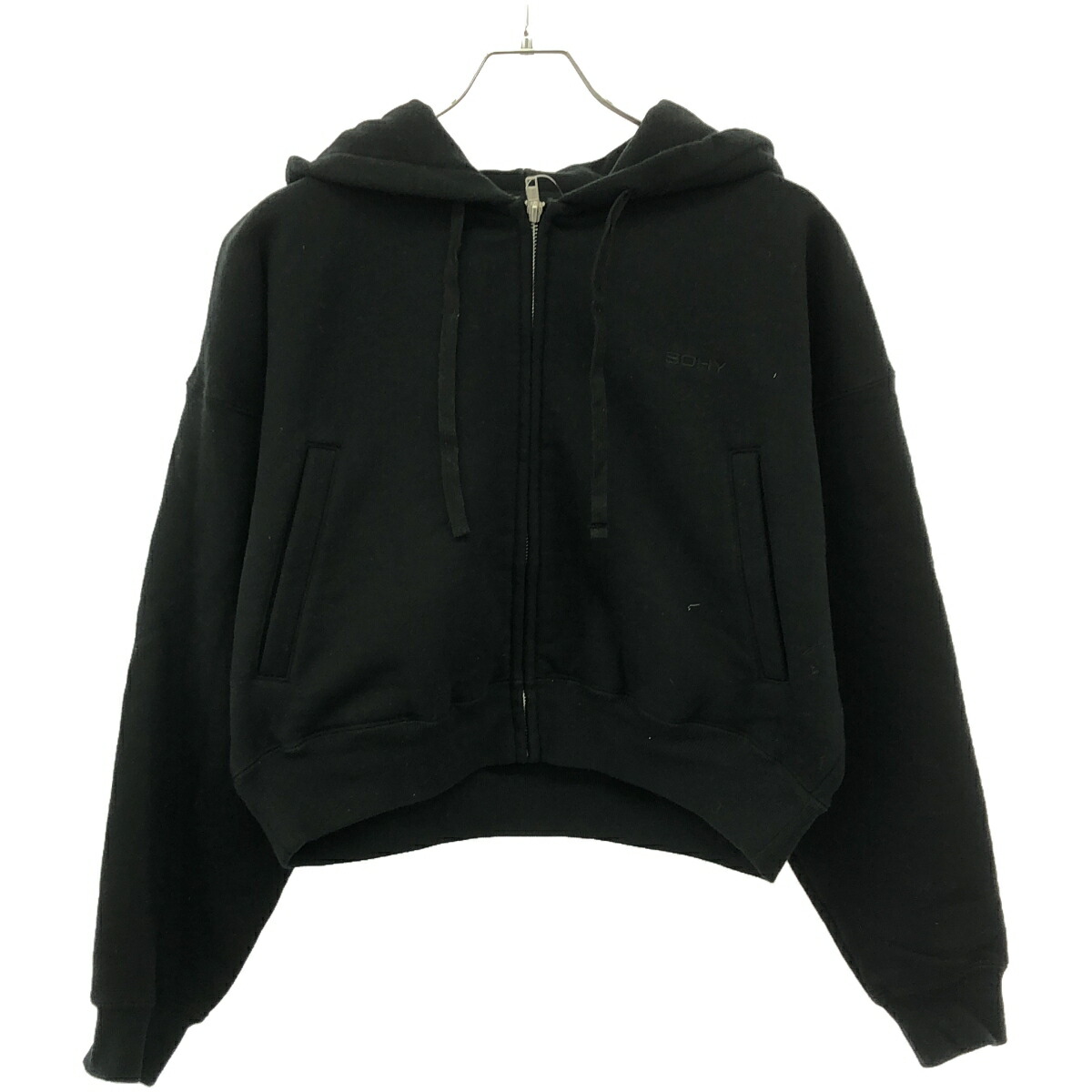 SOFTHYPHEN MA-1 MIX CARDIGAN ブラック 02 SOFTHYPHEN MA-1 Mix Cardigan Jacket in Dark Brown | SVD