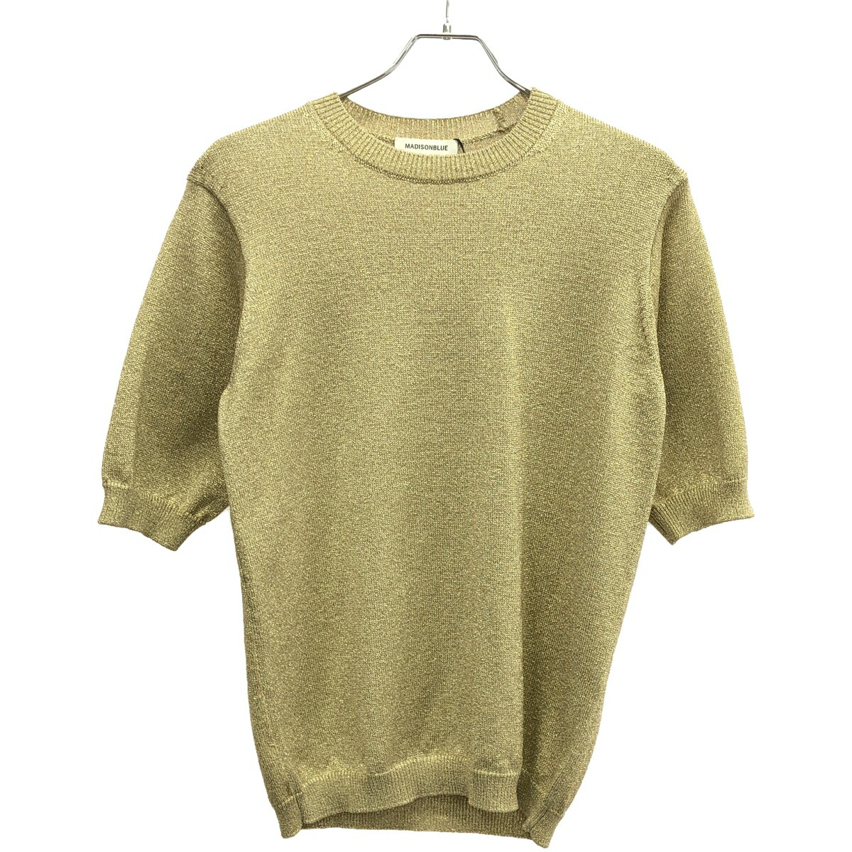 MADISON BLUE マディソンブルー 24SS CREW NECK H/S KN Lame ラメニットトップス MB241-8004 ゴールド 01(S) 楽天市場】MADISON BLUE マディソンブルー 24SS CREW NECK H/S KN Lame