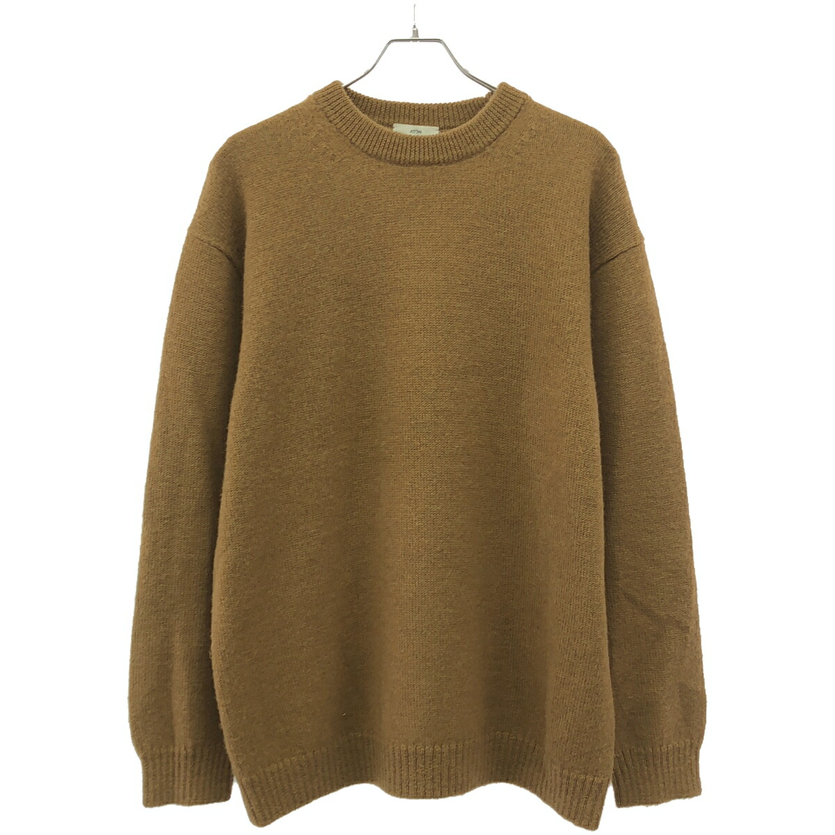 新品 ATON ベビーアルパカクルーネック ニット 楽天市場】[送料無料]ATON : BABY ALPACA LINEN CREWNECK
