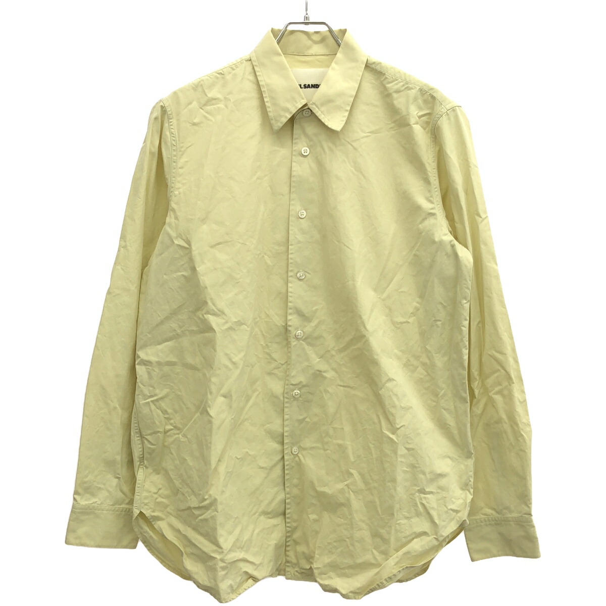 JIL SANDER 未使用品 CAMICIA ウールギャバジンシャツ J52DL0008 J40002 定価162800円 24SS ブラック ジルサンダー 4-1113T 251326 JIL SANDER - JIL SANDER 未使用品 CAMICIA ウールギャバジン