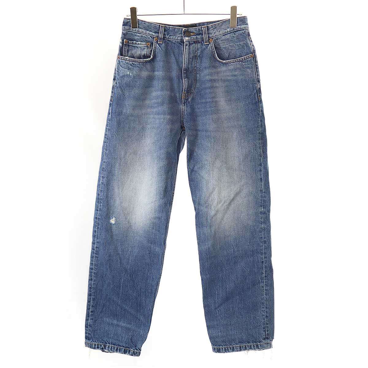 BALENCIAGA バレンシアガ 23ss デストロイバギーデニム　M 楽天市場】BALENCIAGA バレンシアガ 23SS Destroyed Knee Baggy