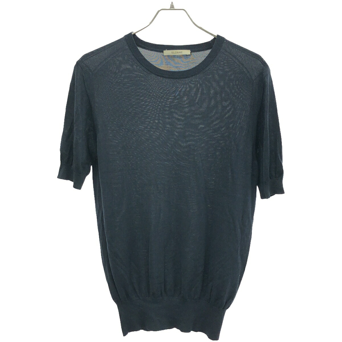 スローン SLOANE 20SS 3Gコットン天竺畦編み セーター 3 赤 SLOANE スローン 20SS 3Gコットン畦編みクルーネックニット