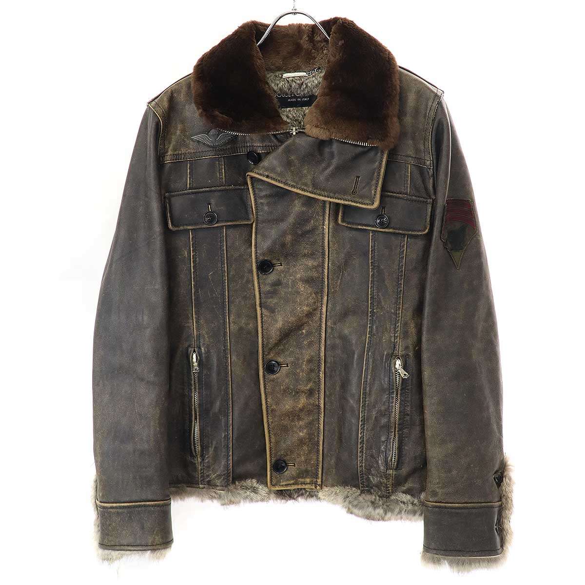 楽天市場】Dolce&Gabbana Wolf Hood Bomber Jacket G9JK0Z G7LRZ