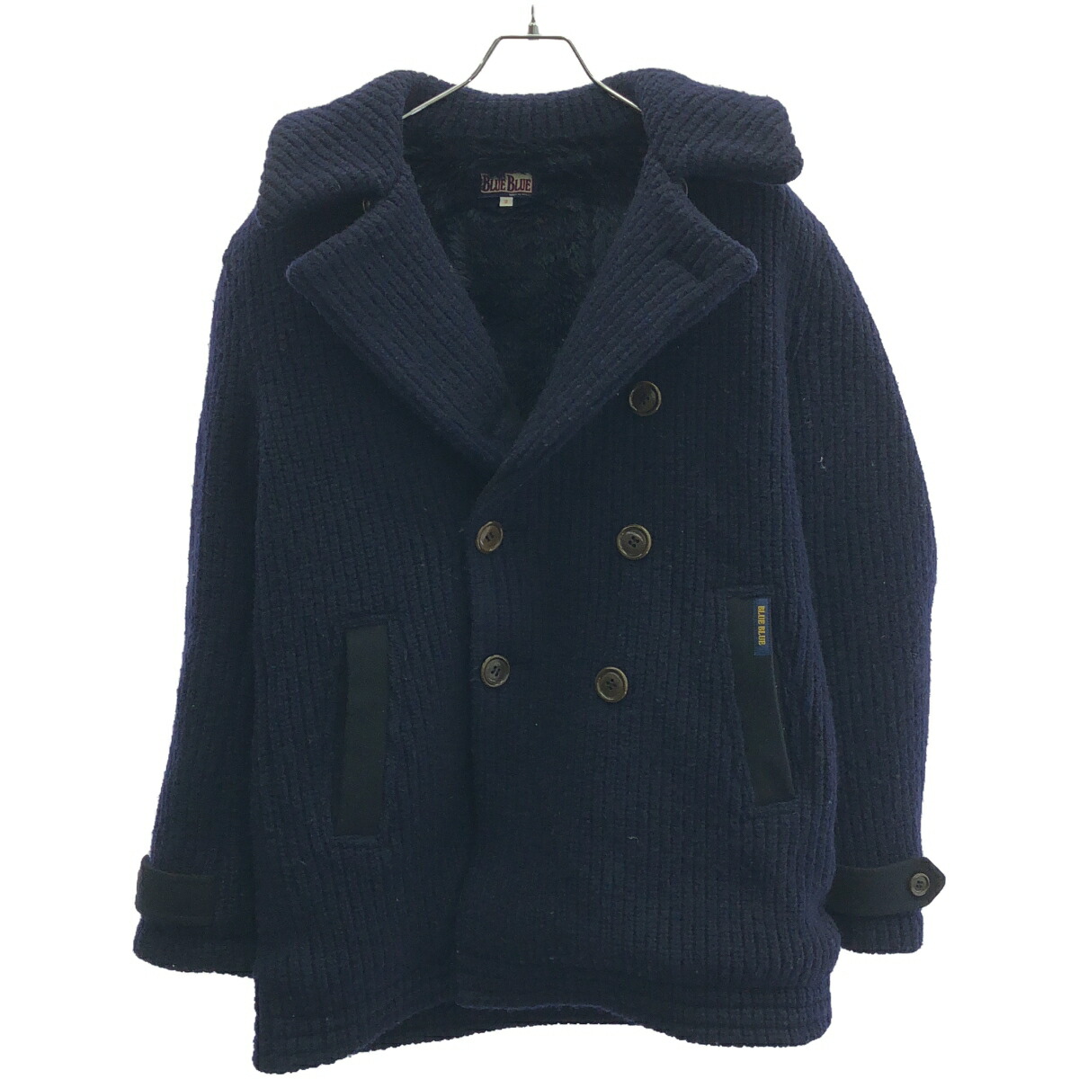 楽天市場】2(M)【BLUE BLUE ブルー ブルー 圧縮ニットPコート