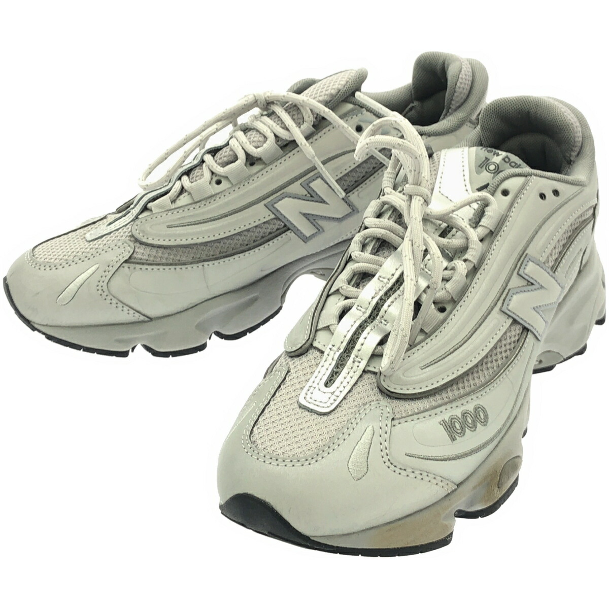 NEW BALANCE ニューバランス M1000TE スニーカー  グレー 26.5cm 【中古】 ITOFQX314628