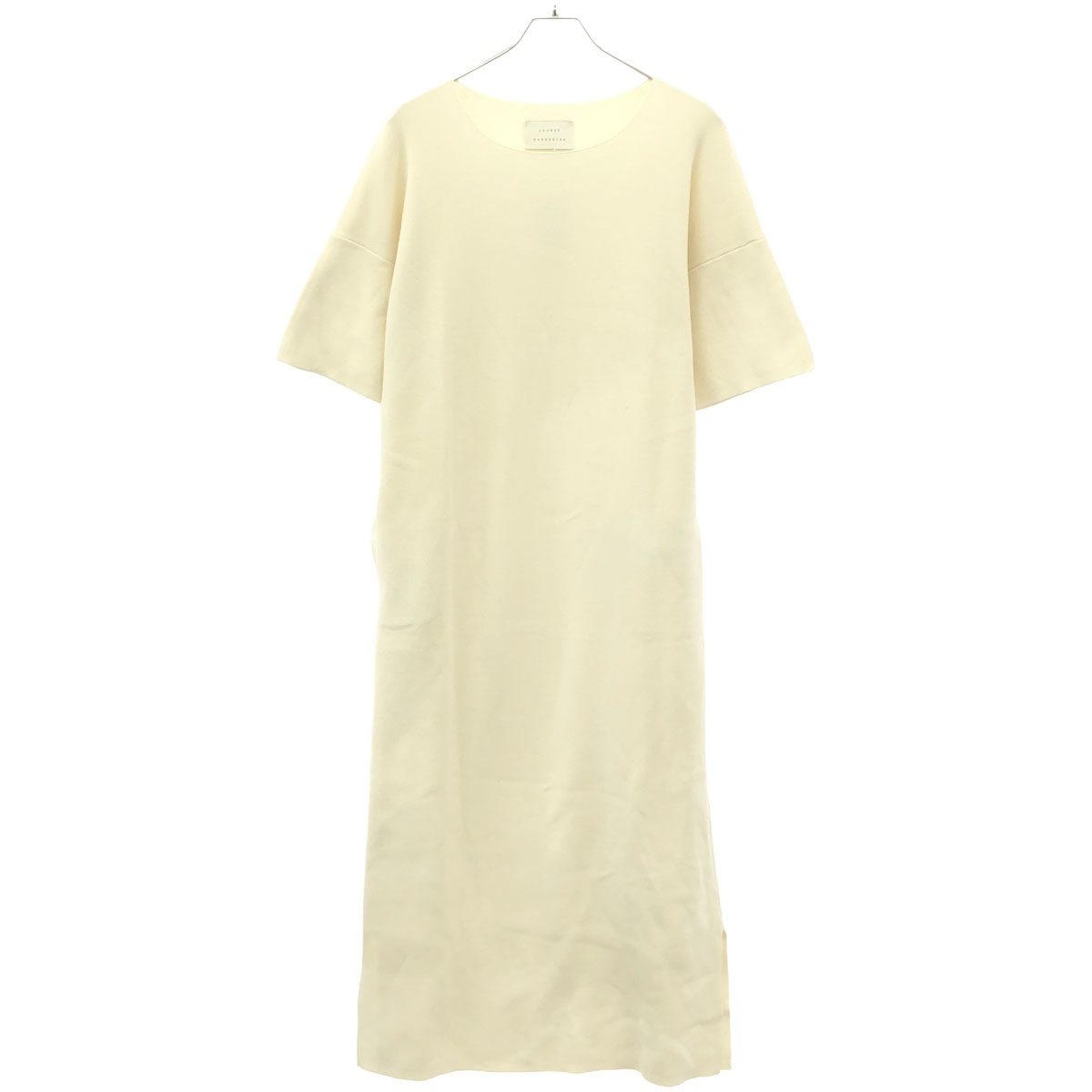 LAUREN MANOOGIAN ローレン マヌーギアン コットンニットドレスワンピース アイボリー 1 【中古】 IT0JAG1WV2YO｜MODESCAPE 店