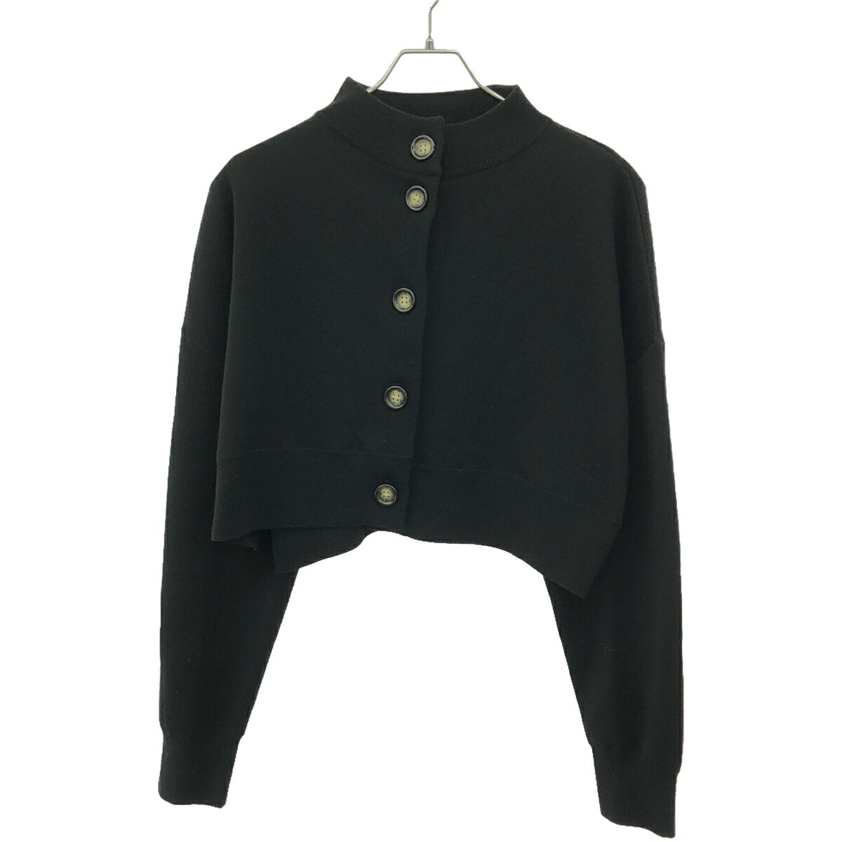 エンフォルド ENFOLD カーディガン 300GS270 0700 ブラック サイズ：SIZE 38 ENFOLD - 美品 23SS ENFOLD エンフォルド DOUBLE FACE CARDIGAN