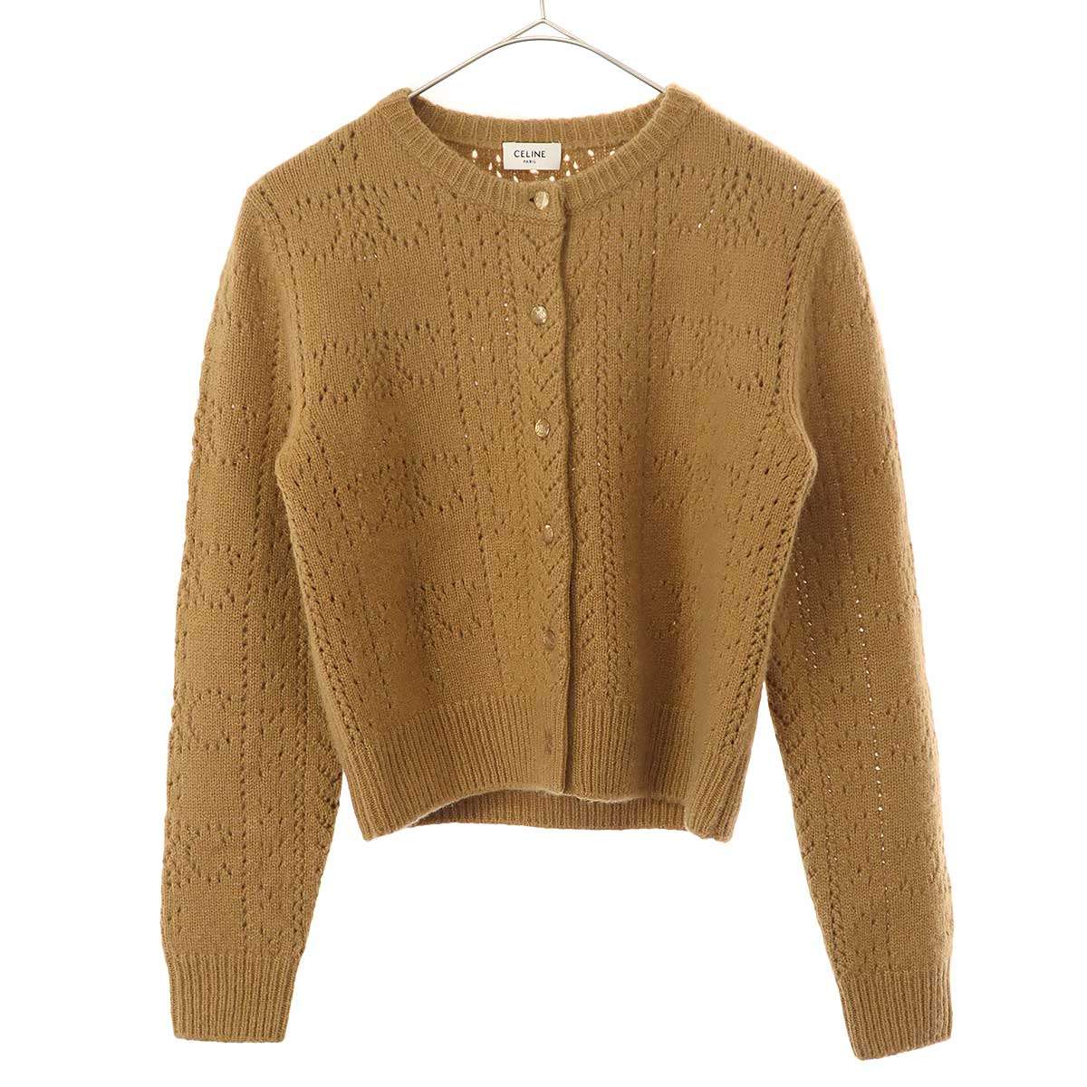 CELINE カーディガン　カシミヤ　セリーヌ CELINE - 美品 セリーヌ CELINE カーディガン ニット カシミヤ
