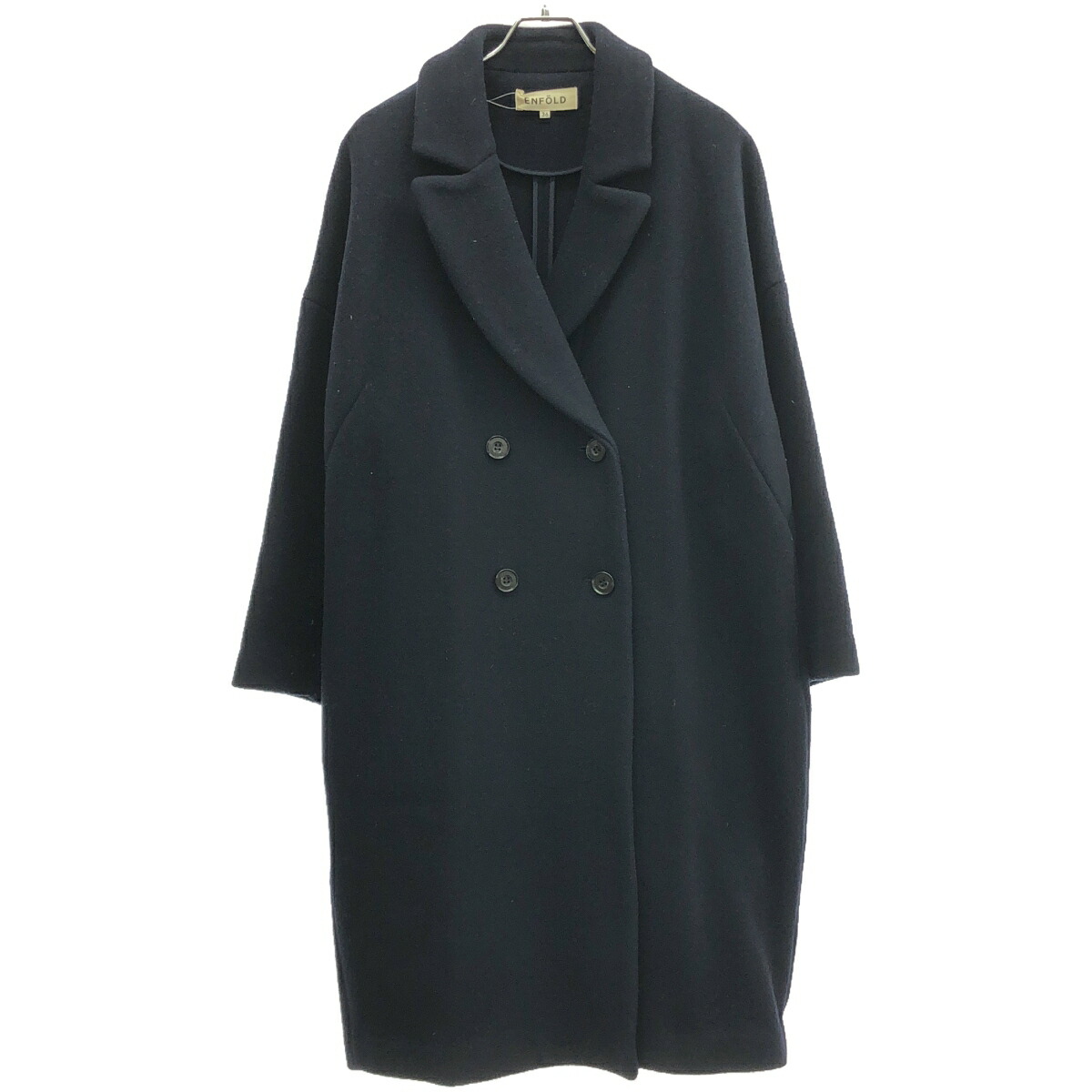 ENFOLD ネイビー チェスターコート サイズ38！最終値下げ！ 中古・古着通販】ENFOLD (エンフォルド) チェスターコート