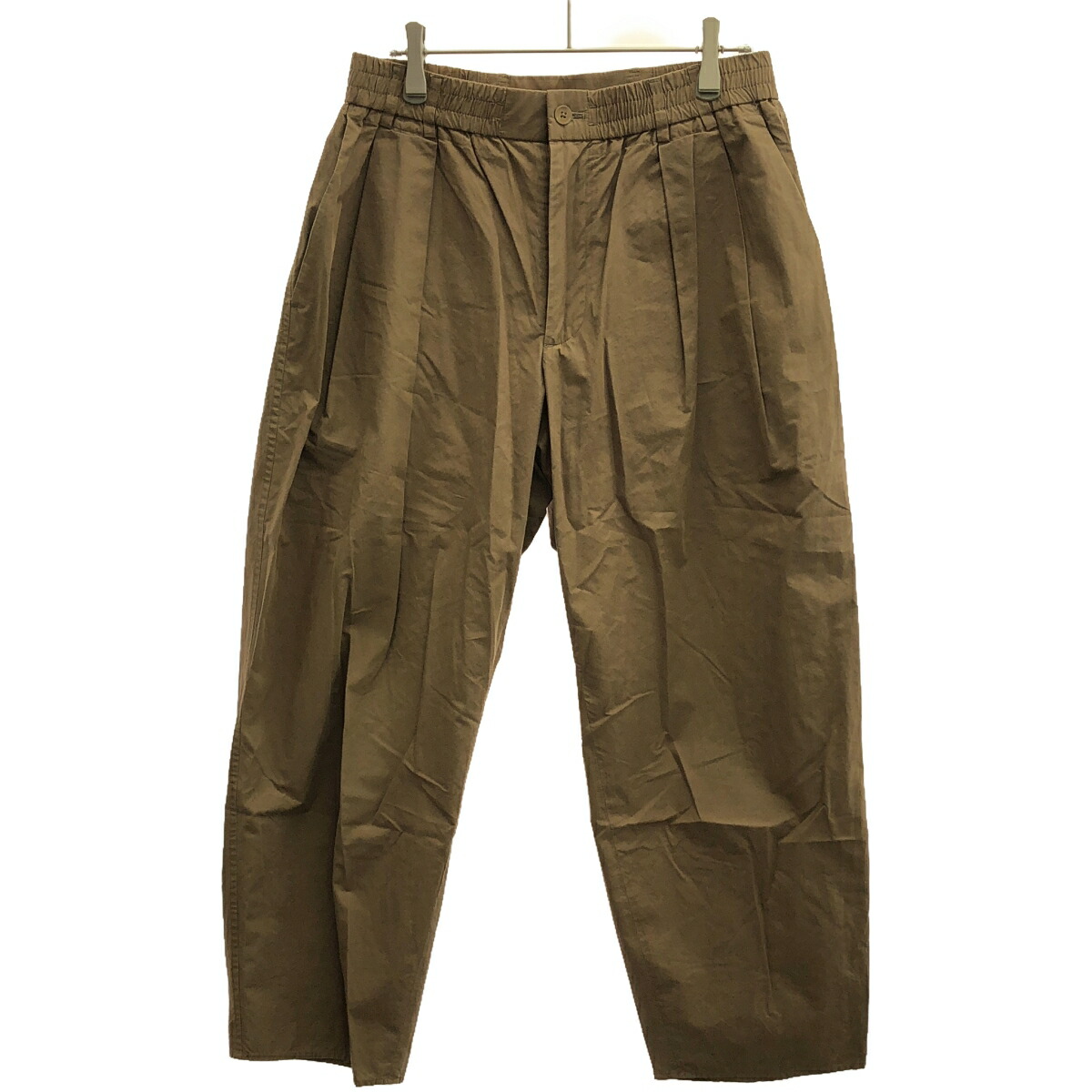 【美品】エイトン　スラックス・ウール・bacic pants・04・毛・ATON 美品】エイトン スラックス・ウール・bacic pants・04・毛・ATON