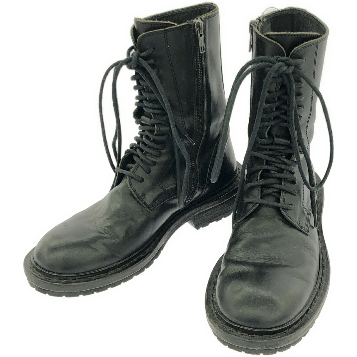 ANN DEMEULEMEESTER レースアップブーツ アンドゥムルメステール ann demeulemeester レースアップ