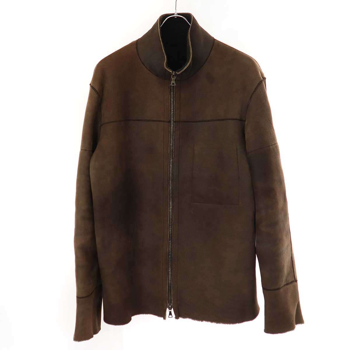 【vintage・美品】JIL SANDER 渋皮染めムートンブルゾン vintage・美品】JIL SANDER 渋皮染めムートンブルゾン